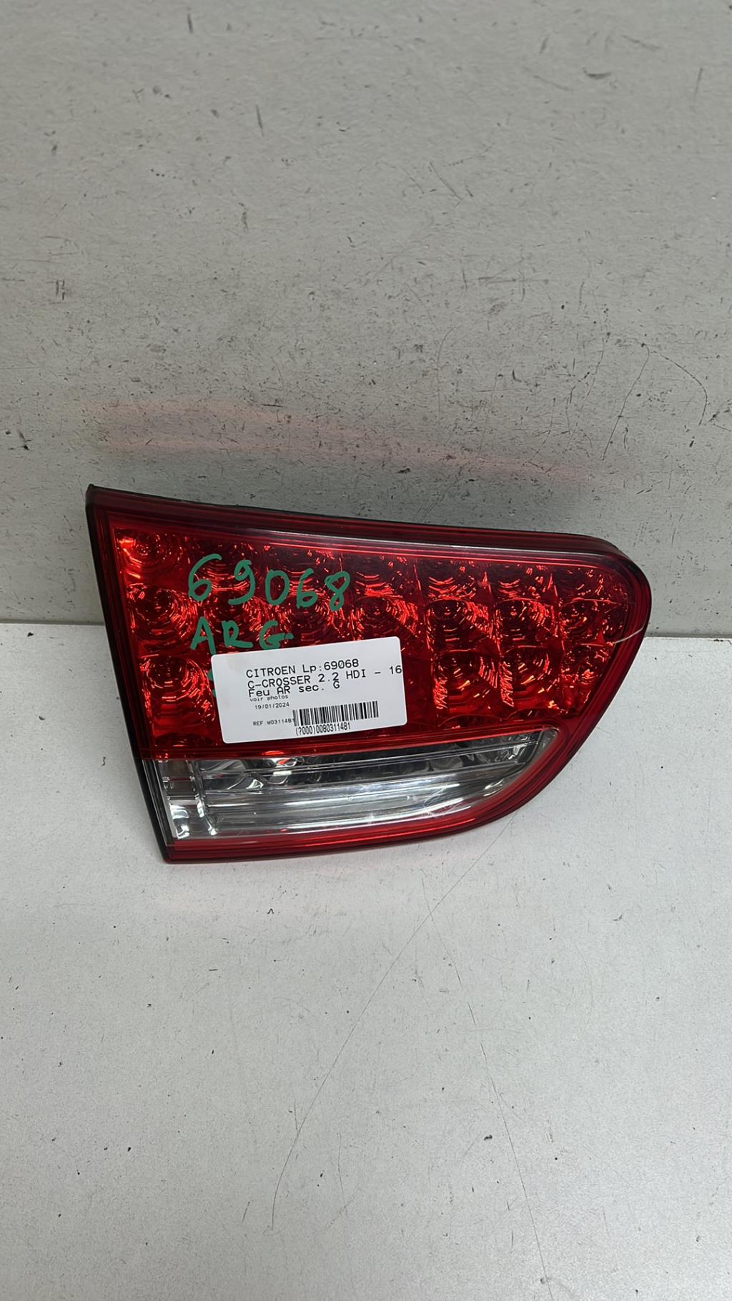 Feu arriere secondaire gauche (feux) CITROEN C-CROSSER Diesel - 1