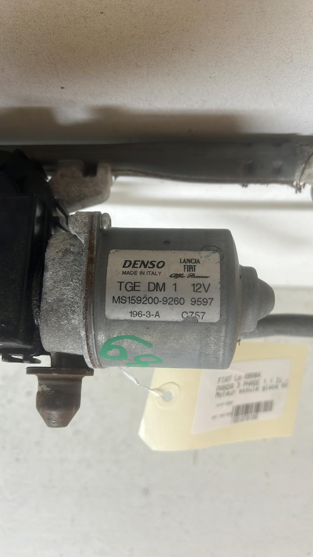 Mecanisme d'essuie glace FIAT PANDA 3 PHASE 1 Essence - 1