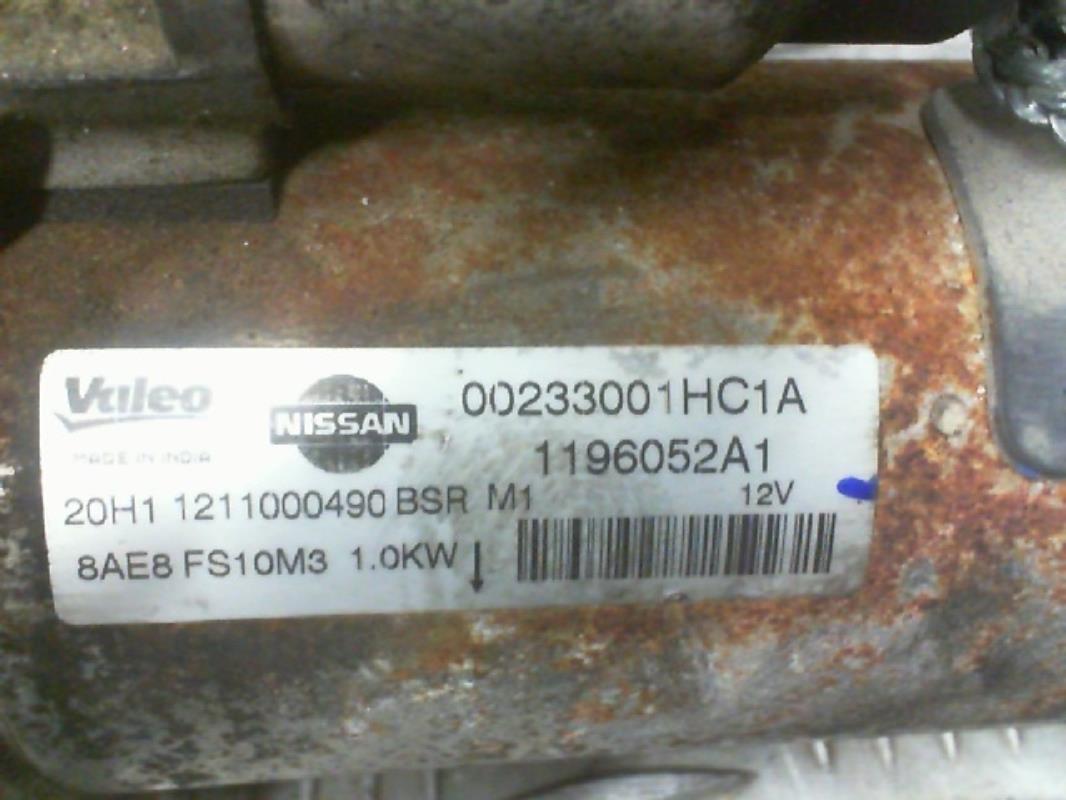 Motorino avviamento NISSAN MICRA 4 PHASE 1 Gasolina - 1