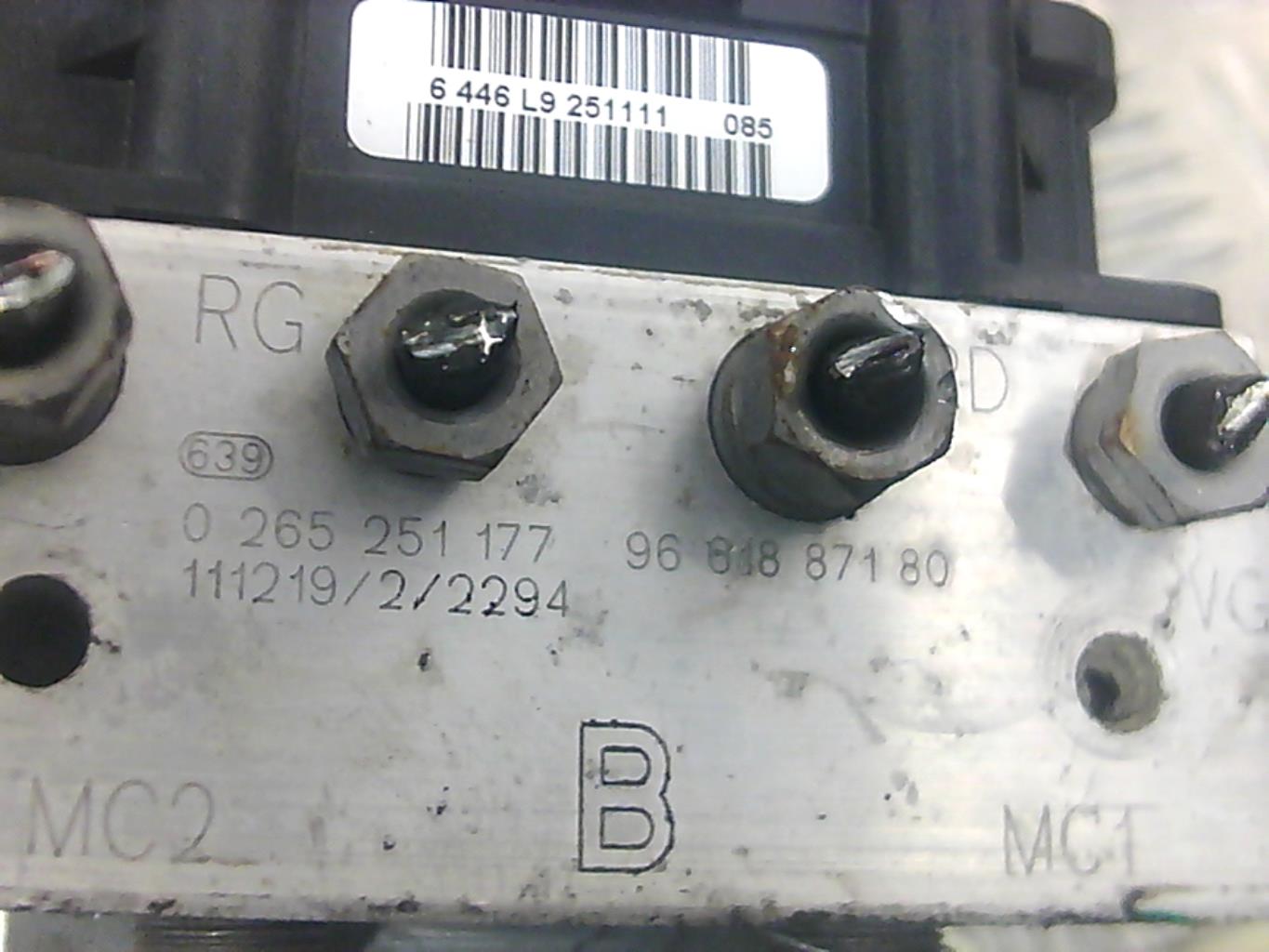 Blocco ABS (antibloccaggio freni) PEUGEOT EXPERT 2 Diésel - 1