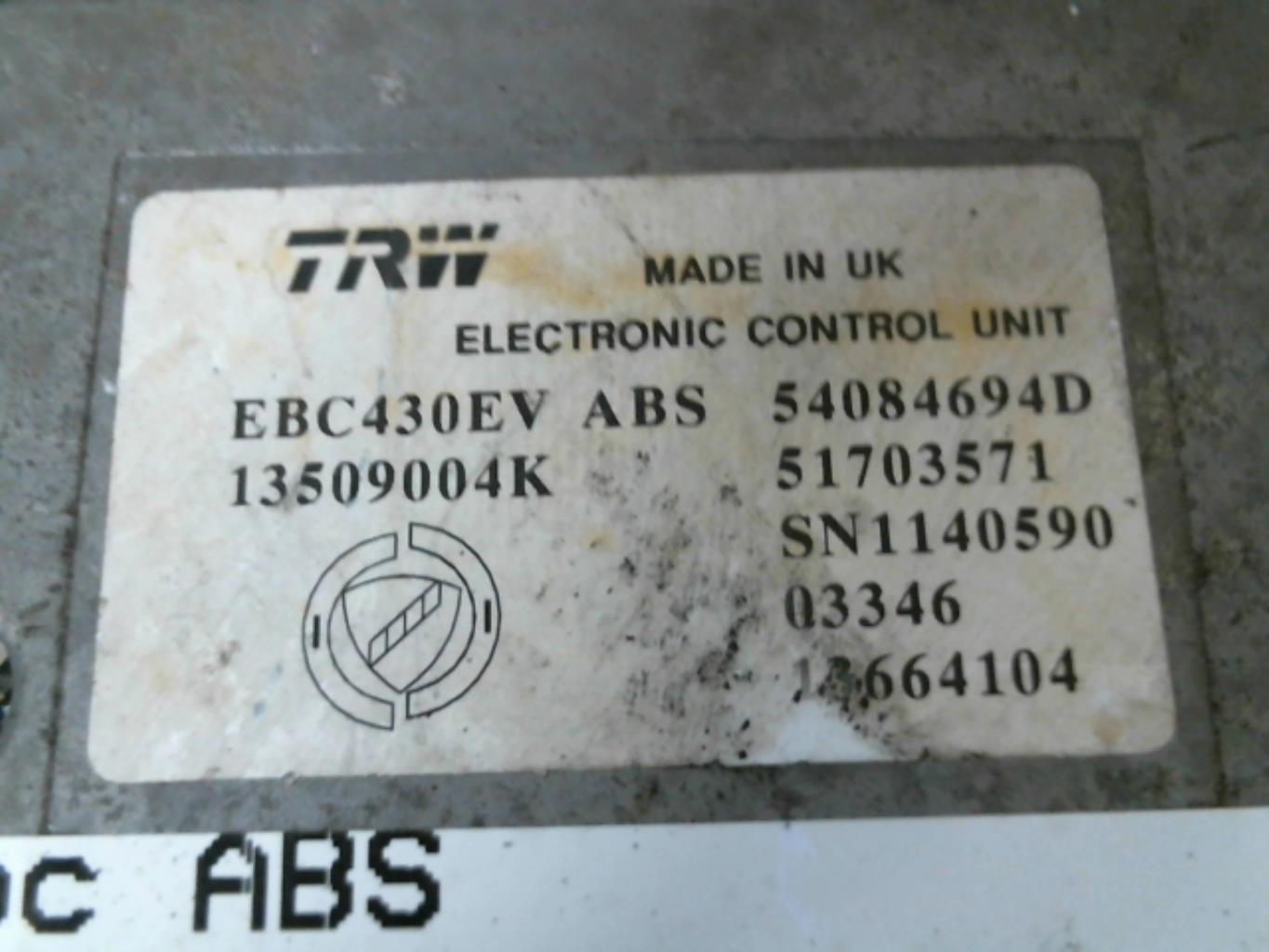 Bloc ABS (freins anti-blocage) LANCIA YPSILON 4 PHASE 1 Essence - 1