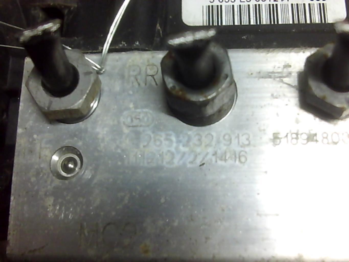 Blocco ABS (antibloccaggio freni) FIAT PUNTO 3 Gasolina - 1