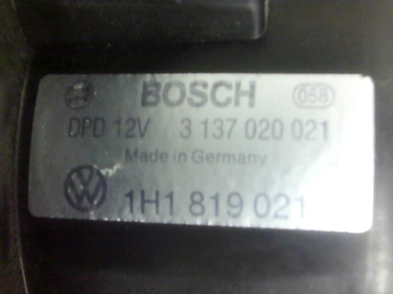 Ventola abitacolo VOLKSWAGEN GOLF 3 Diésel - 1