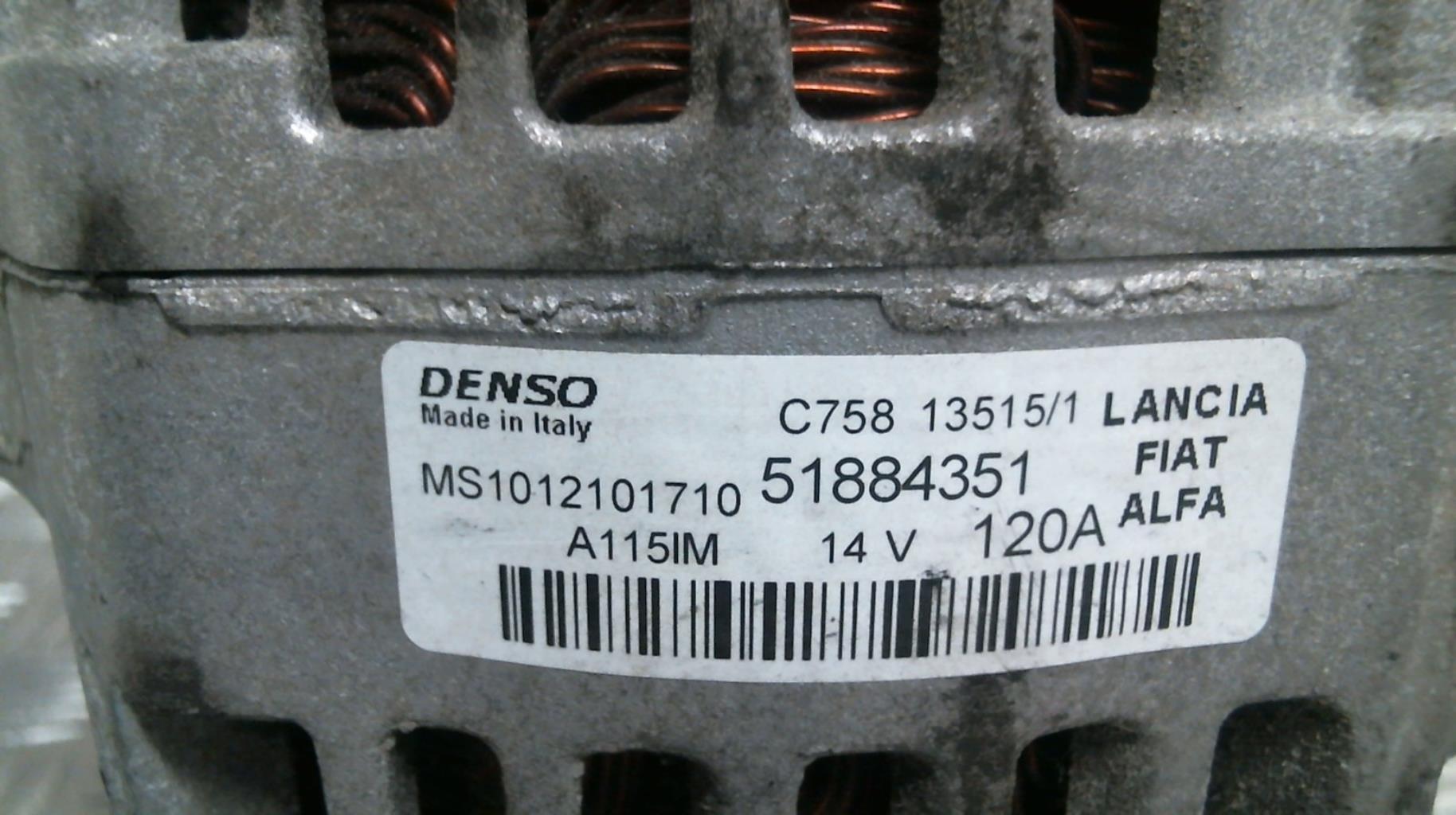 Alternatore FIAT 500X PHASE 1  - 1