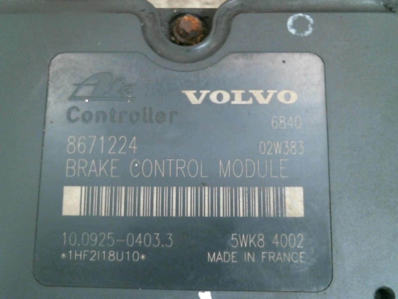Blocco ABS (antibloccaggio freni) VOLVO S 60 1 PHASE 1 Diésel - 1