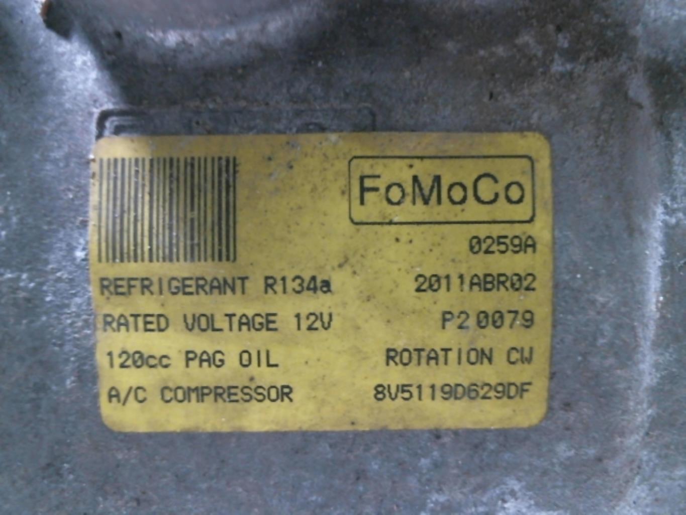 Compressore clima FORD FIESTA 6 PHASE 1 Diésel - 1