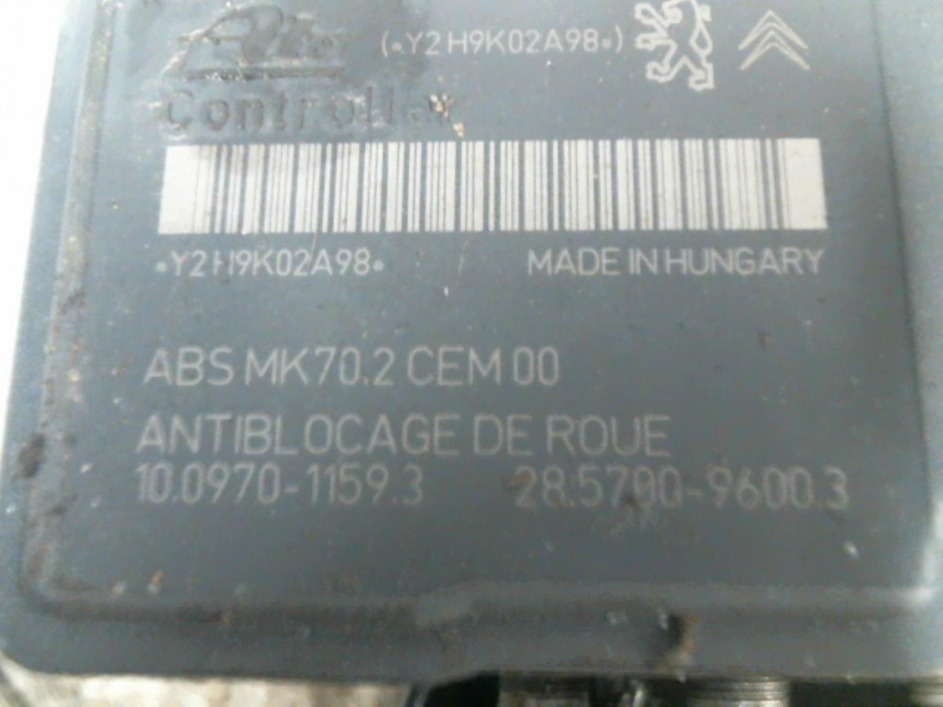 Blocco ABS (antibloccaggio freni) PEUGEOT 207 PHASE 1 Diésel - 1