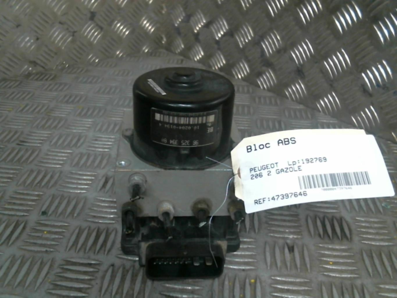 Blocco ABS (antibloccaggio freni) PEUGEOT 206 Diésel - 1