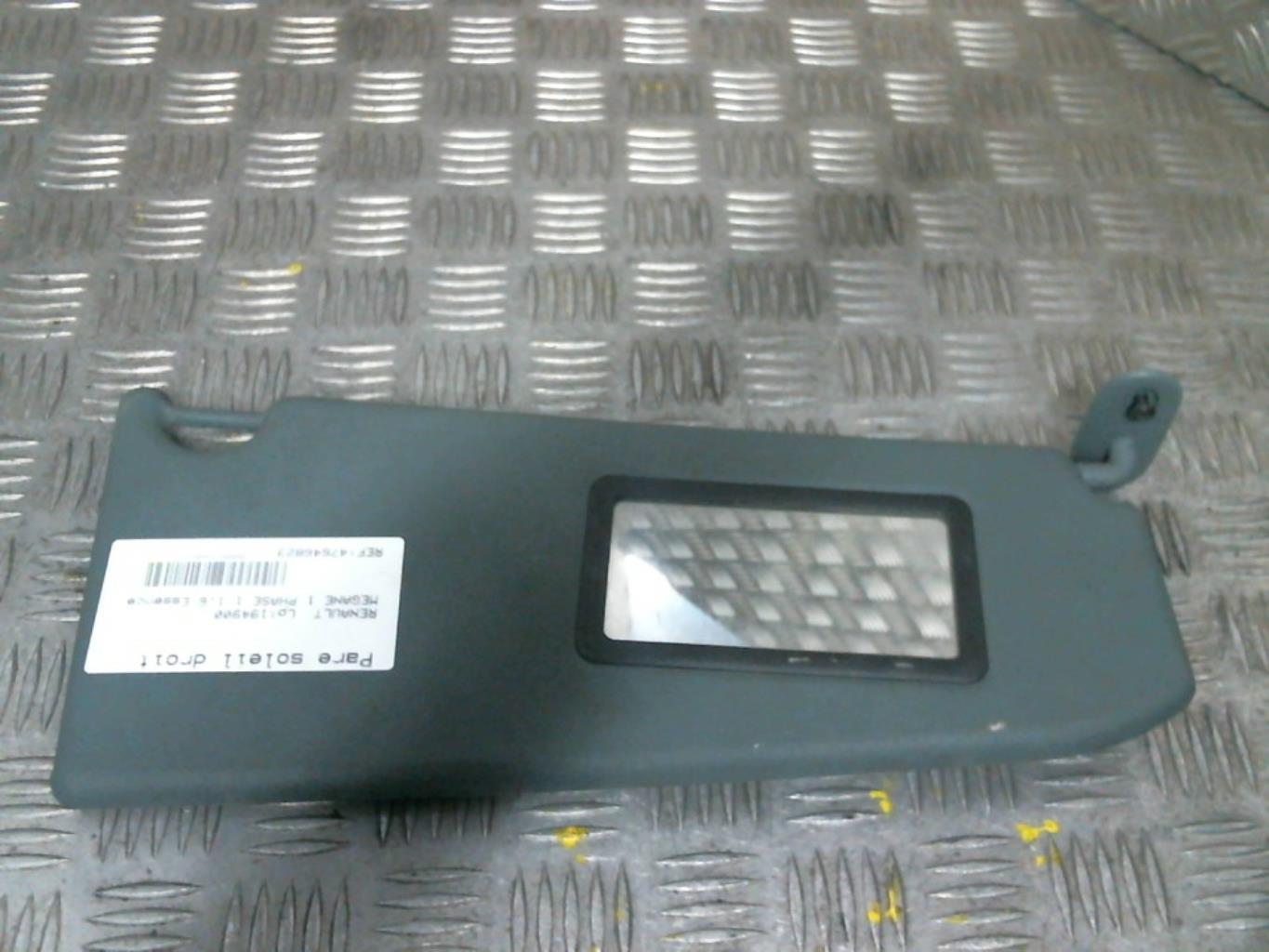 Visiera parasole destra RENAULT MEGANE 1 PHASE 1 Gasolina - 1
