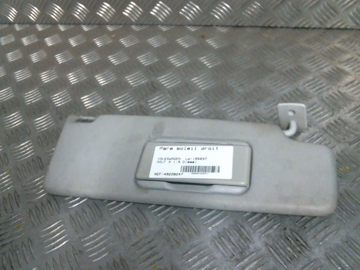 Visiera parasole destra VOLKSWAGEN GOLF 3 Diésel - 1
