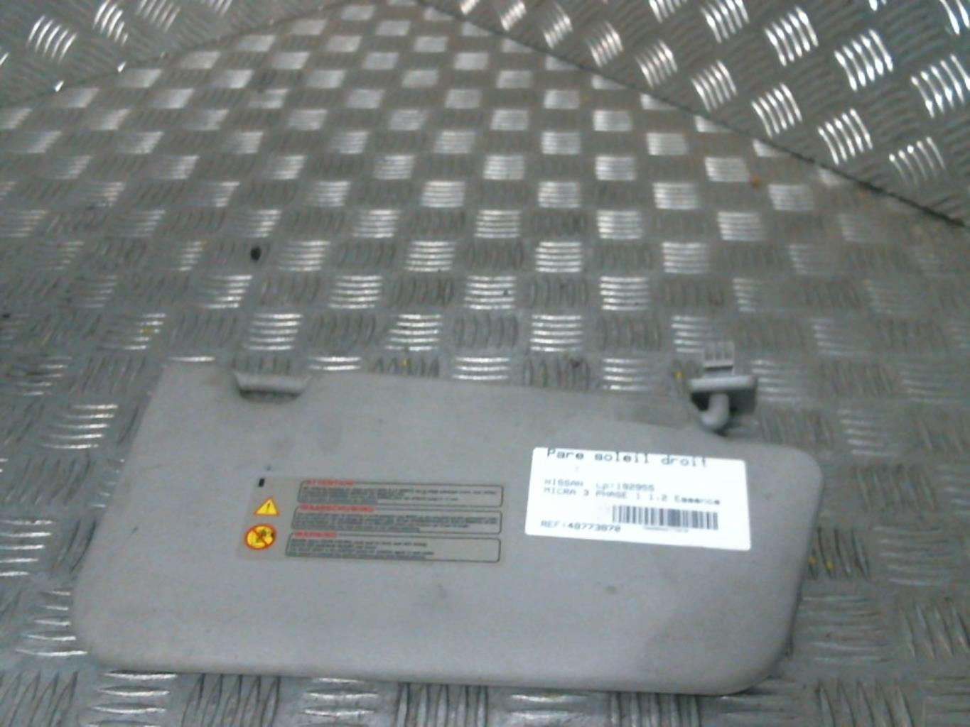 Visiera parasole destra NISSAN MICRA 3 PHASE 1 Gasolina - 1
