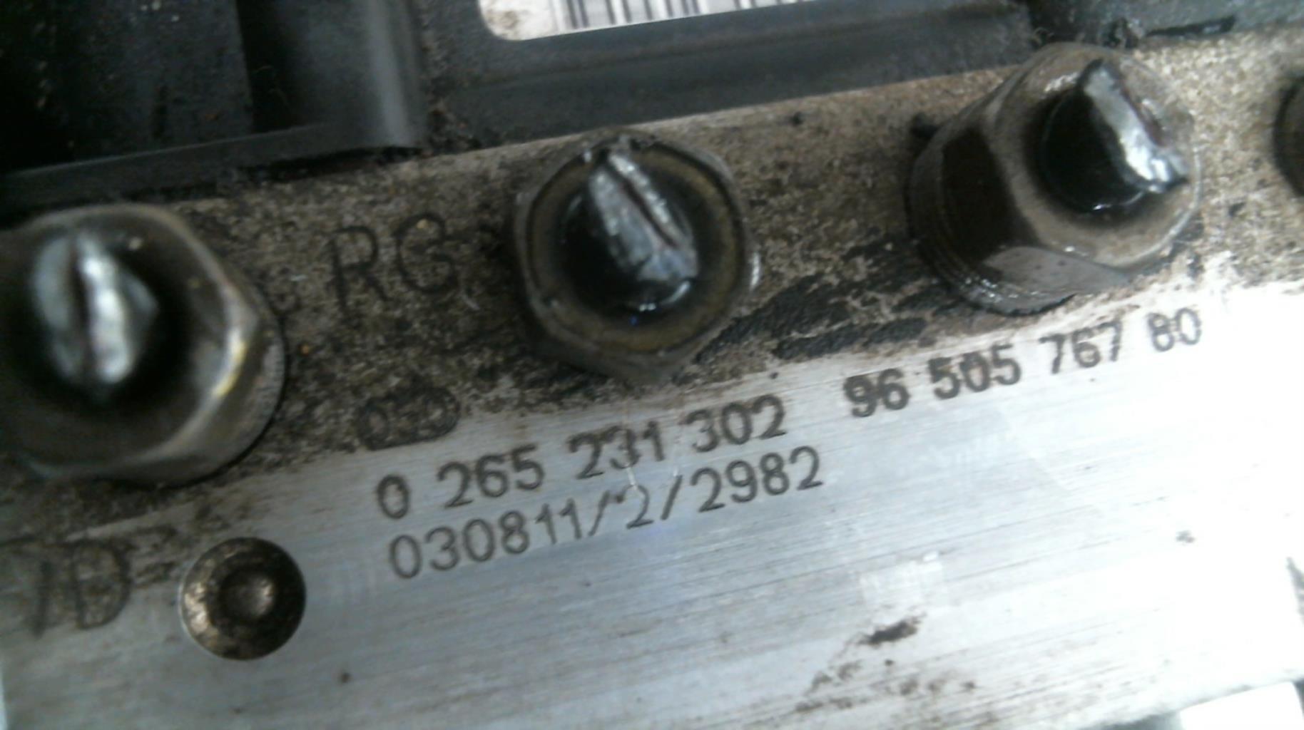 Blocco ABS (antibloccaggio freni) PEUGEOT 307 PHASE 1 Gasolina - 1