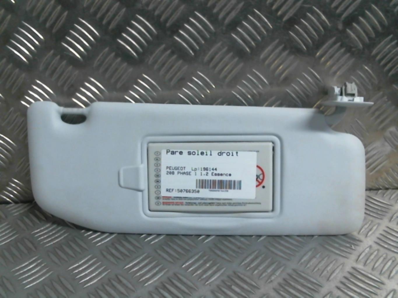 Visiera parasole destra PEUGEOT 208 1 PHASE 1 Gasolina - 1