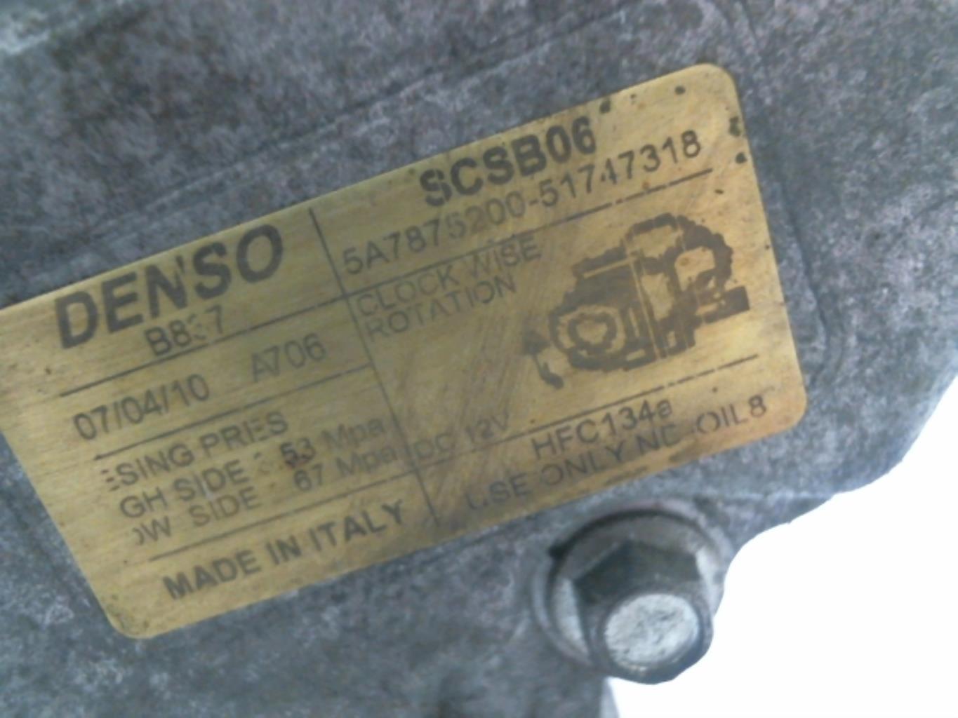 Compressore clima FIAT 500 2 PHASE 1 Gasolina - 1