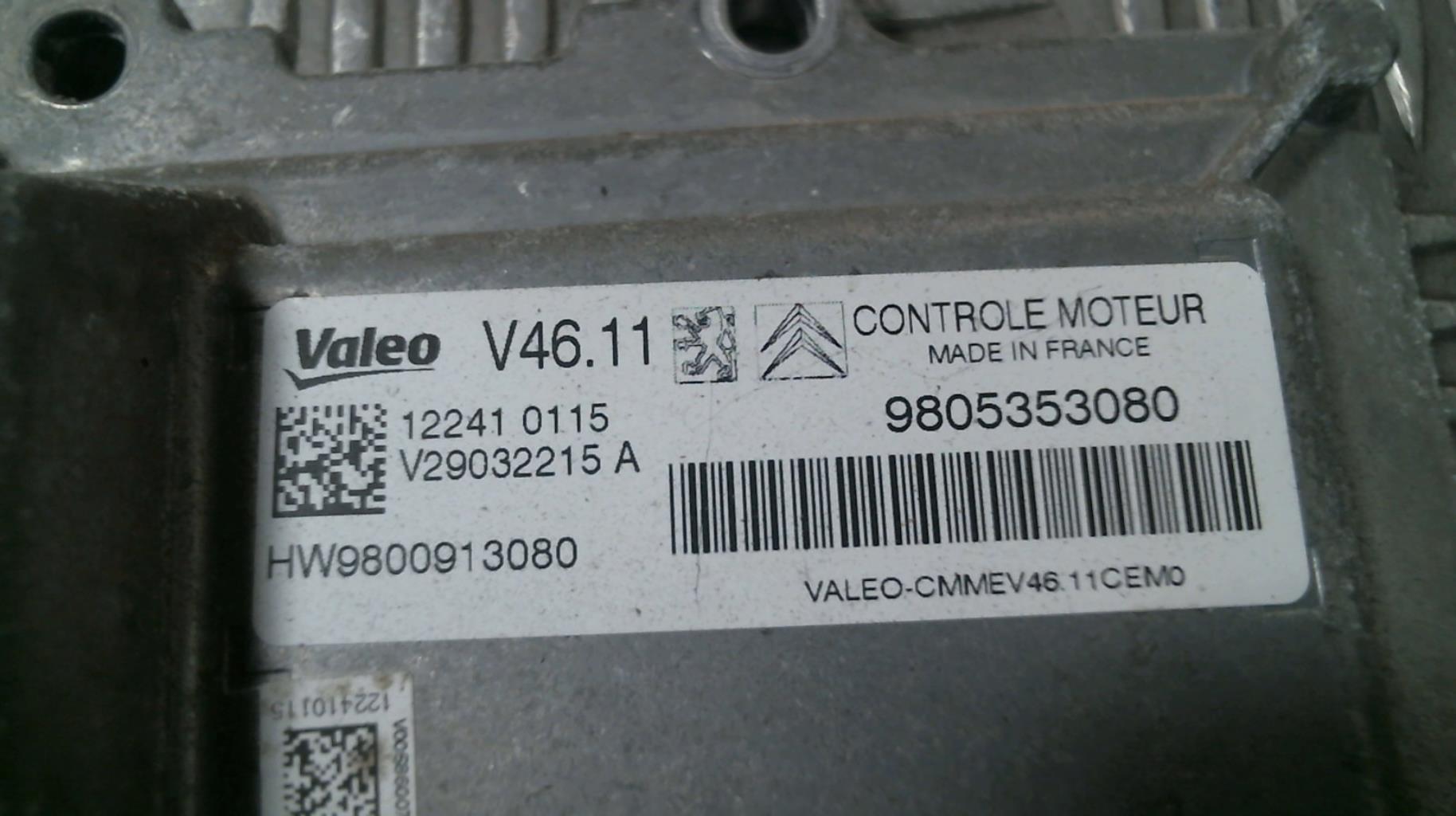 Centralina motore PEUGEOT 208 1 PHASE 1 Gasolina - 1