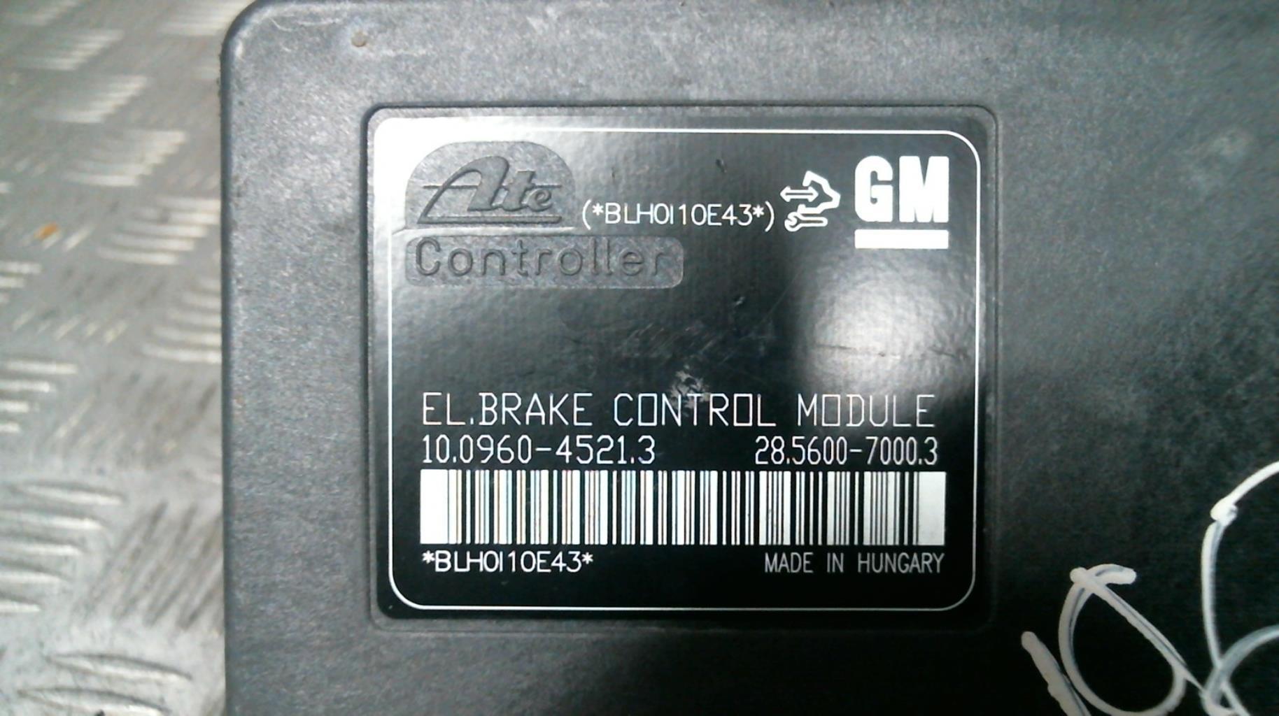 Blocco ABS (antibloccaggio freni) OPEL ASTRA J PHASE 1 Diésel - 1