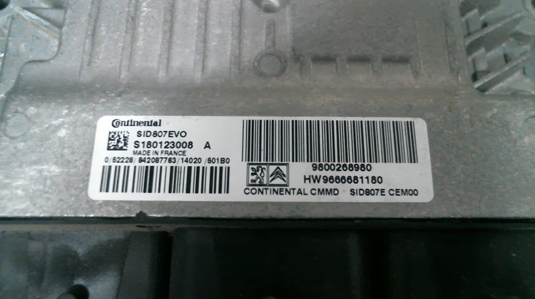Centralina motore PEUGEOT PARTNER 2 PHASE 2 Diésel - 1