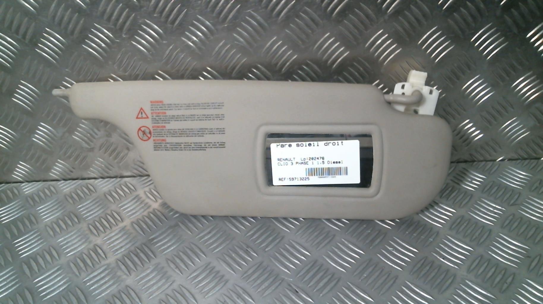 Visiera parasole destra RENAULT CLIO 3 PHASE 1 Diésel - 1