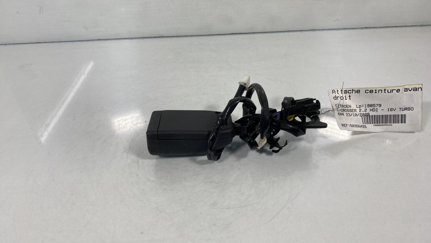 Aggancio cintura sicurezza anteriore destro CITROEN C-CROSSER Diésel - 1