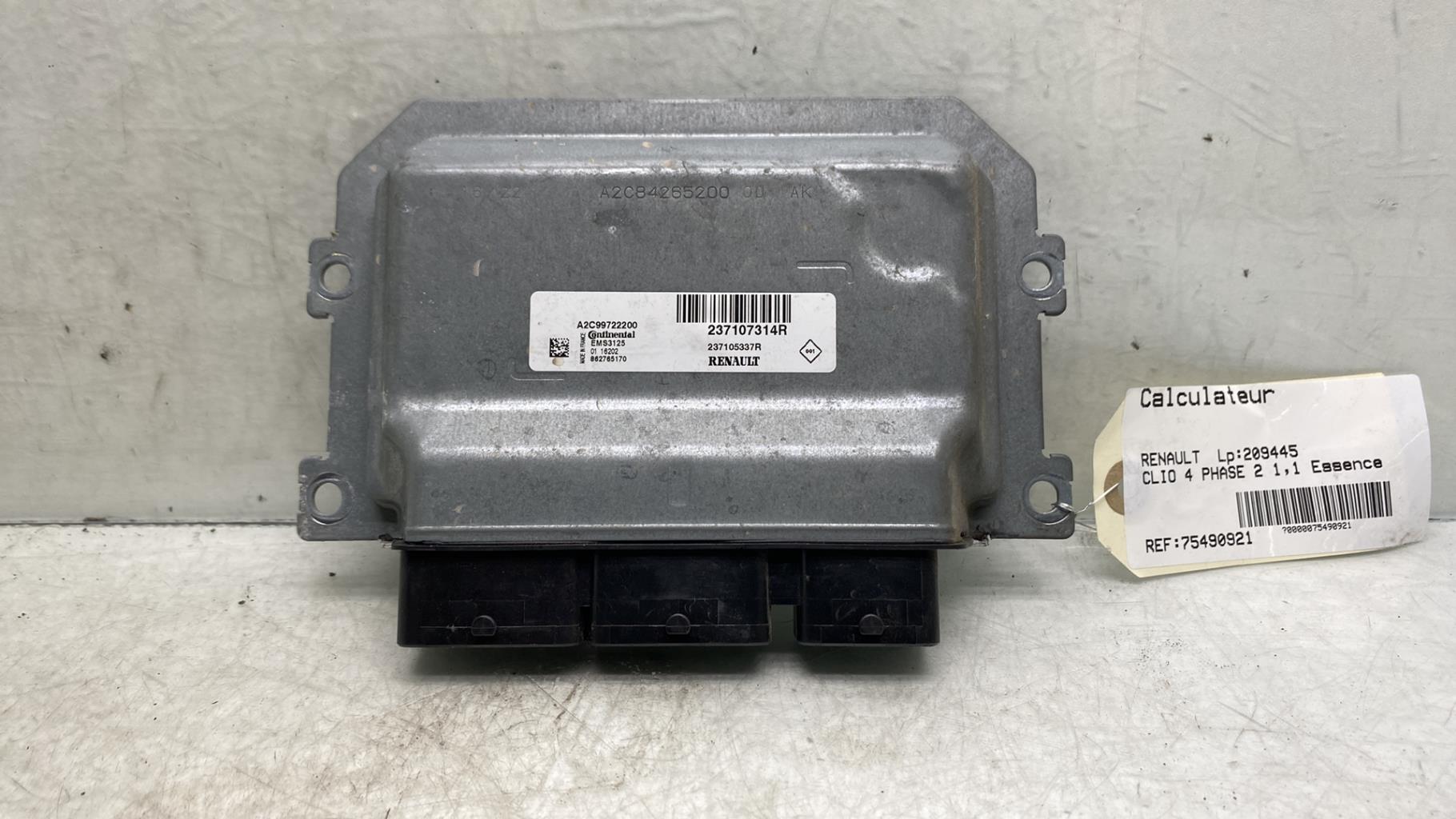 Centralina motore RENAULT CLIO 4 PHASE 2 Gasolina - 1