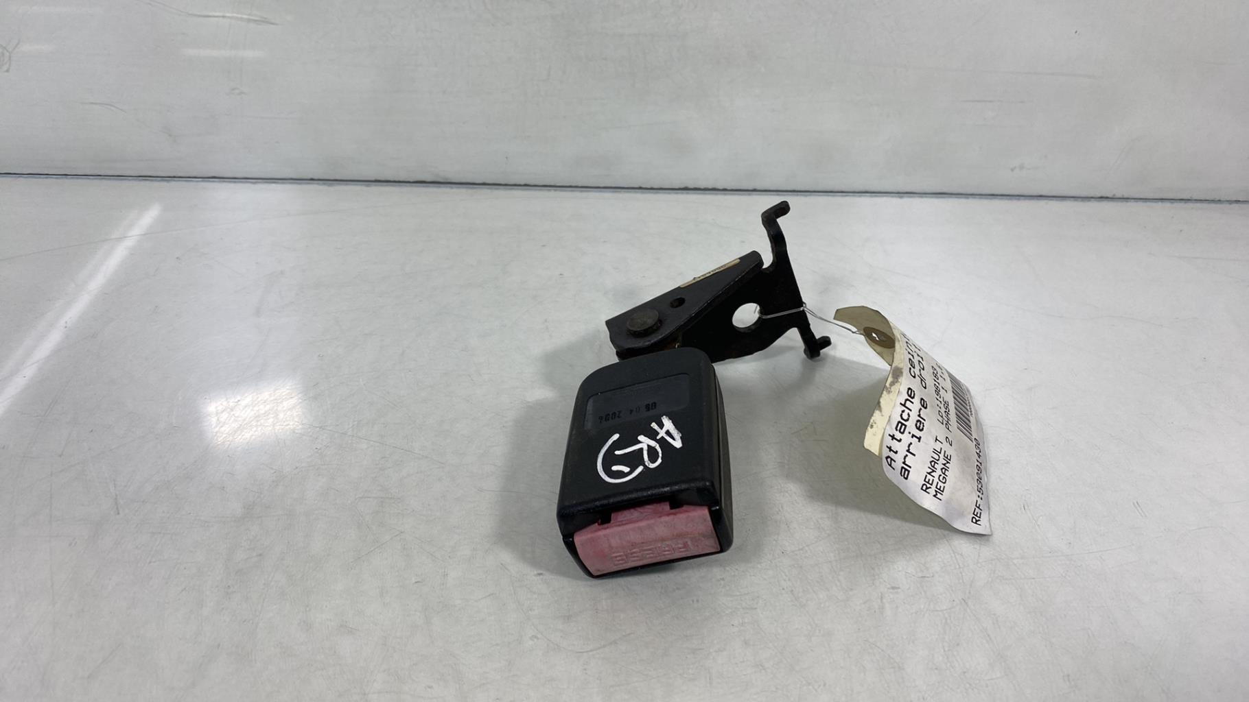 Aggancio cintura sicurezza posteriore destro RENAULT MEGANE 2 PHASE 1 Gasolina - 1