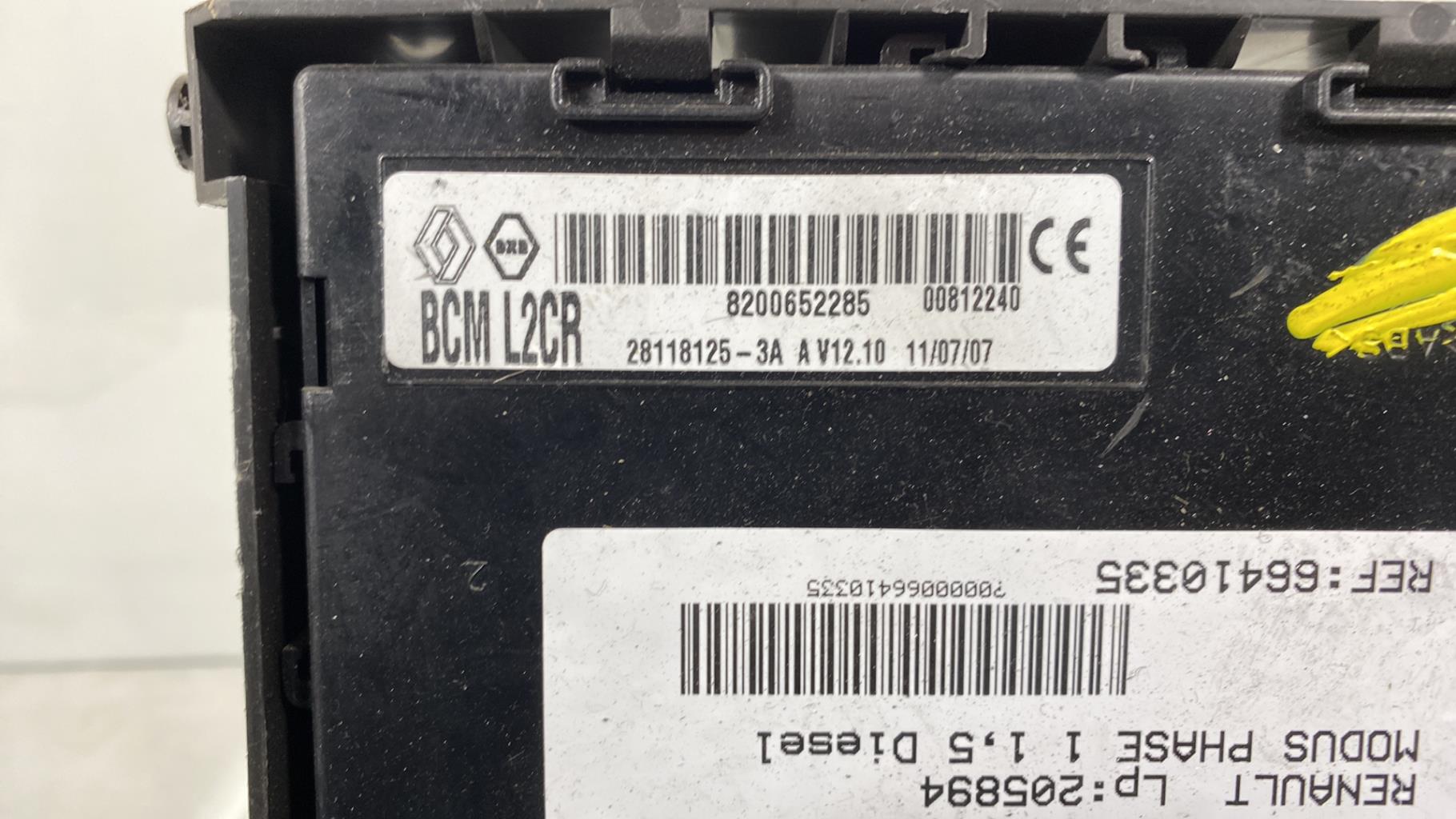 Boitier UCH RENAULT MODUS PHASE 2 Diesel - 1