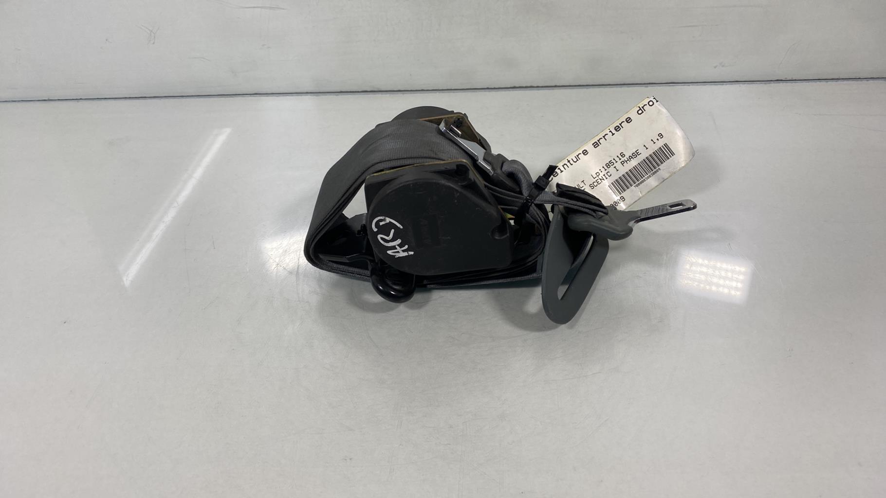 Cintura di sicurezza posteriore destra RENAULT SCENIC 1 PHASE 1 Diésel - 1
