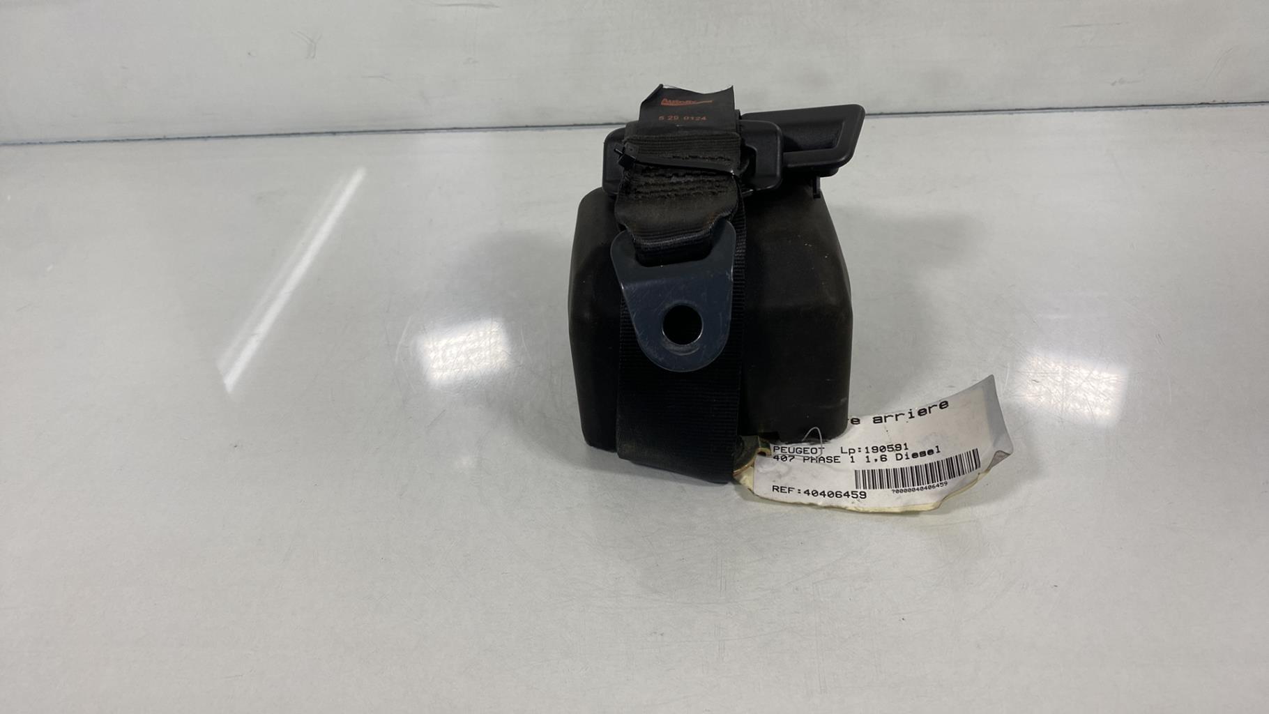 Cintura di sicurezza posteriore sinistra PEUGEOT 407 PHASE 1 Diésel - 1
