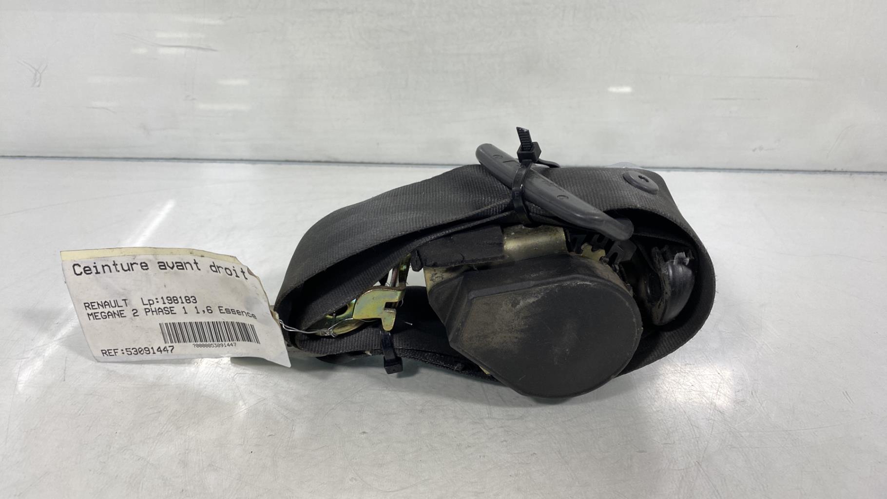 Cintura di sicurezza anteriore destra RENAULT MEGANE 2 PHASE 1 Gasolina - 1