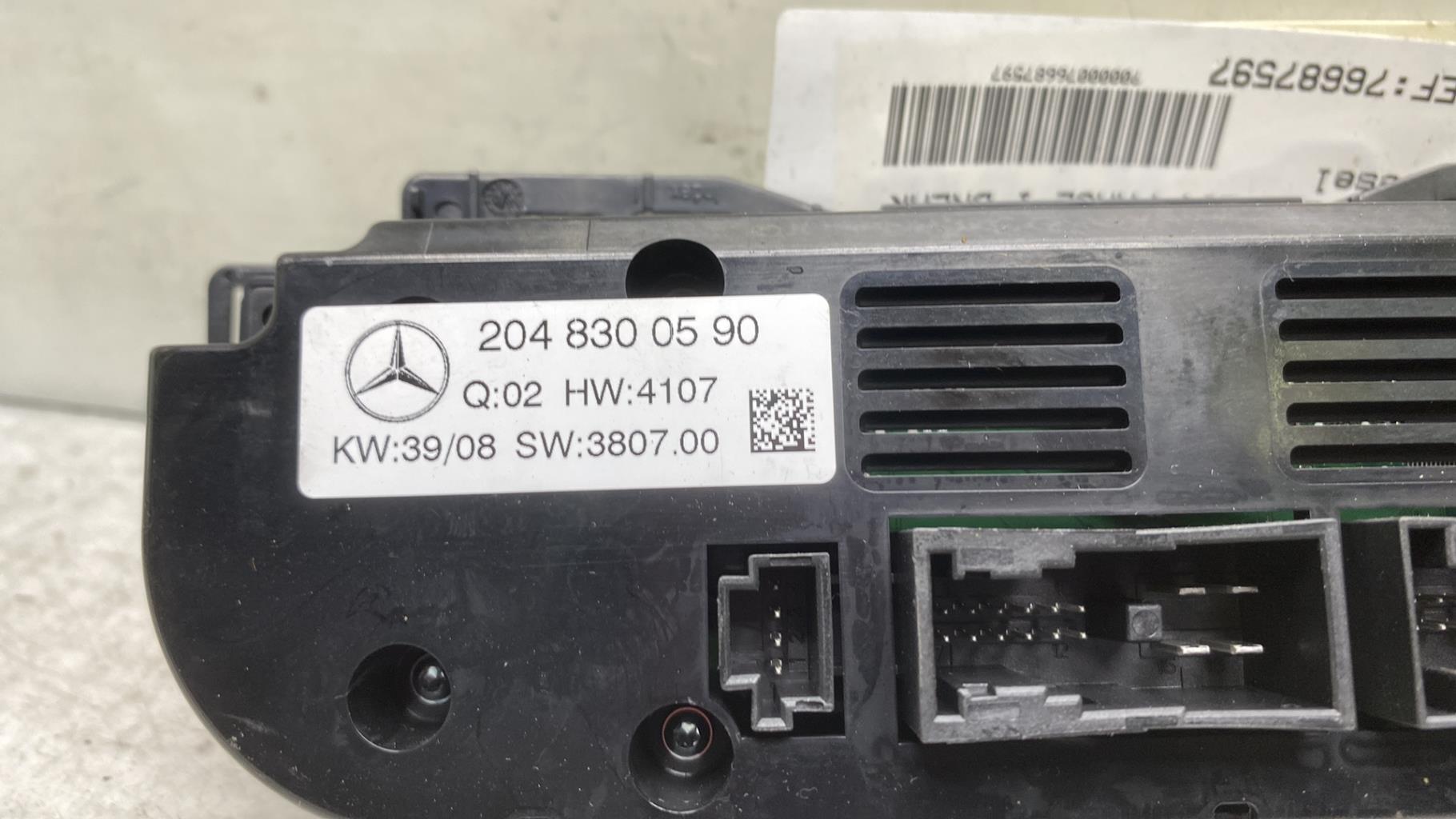 Commande chauffage MERCEDES CLASSE C 204 PHASE 1 BREAK Diesel - 1