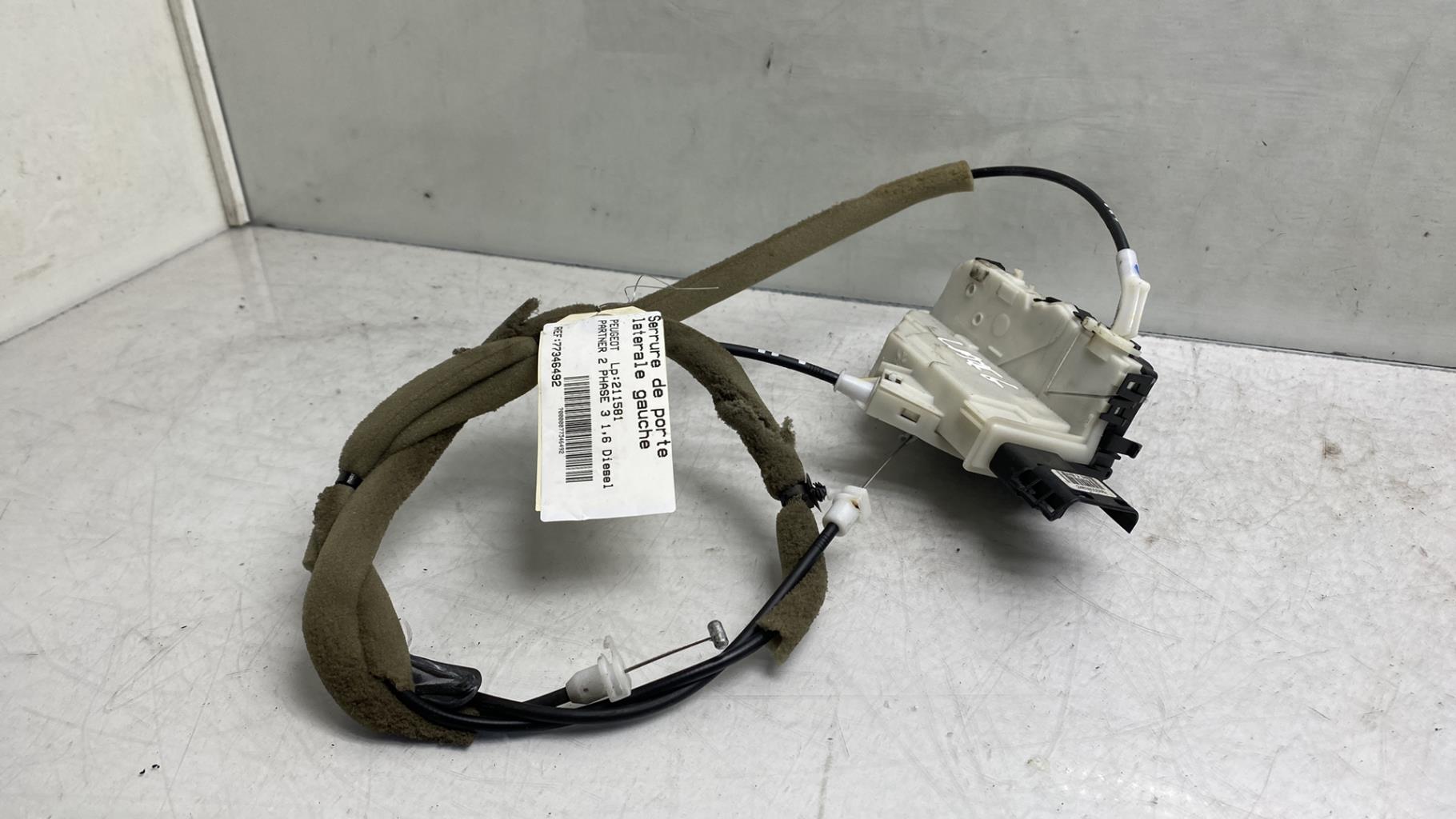 Serratura porta laterale sinistra PEUGEOT PARTNER 2 PHASE 3 Diésel - 1