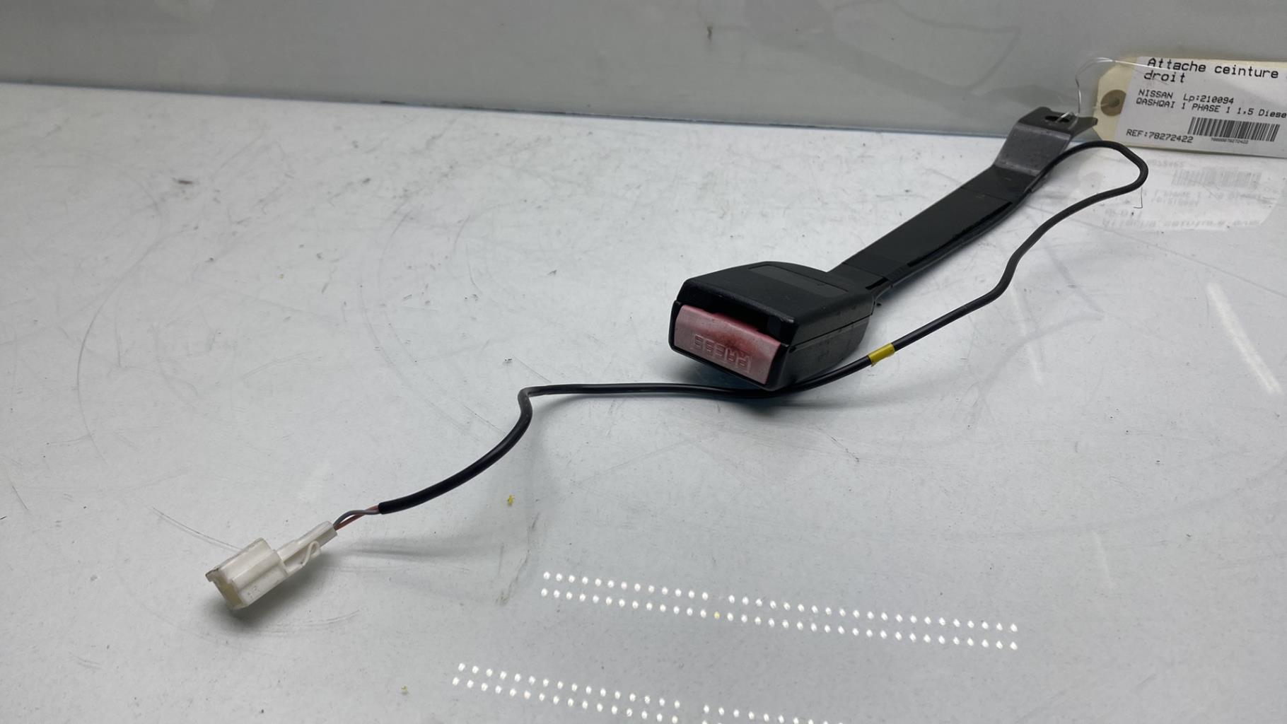 Aggancio cintura sicurezza anteriore destro NISSAN QASHQAI 1 PHASE 1 Diésel - 1