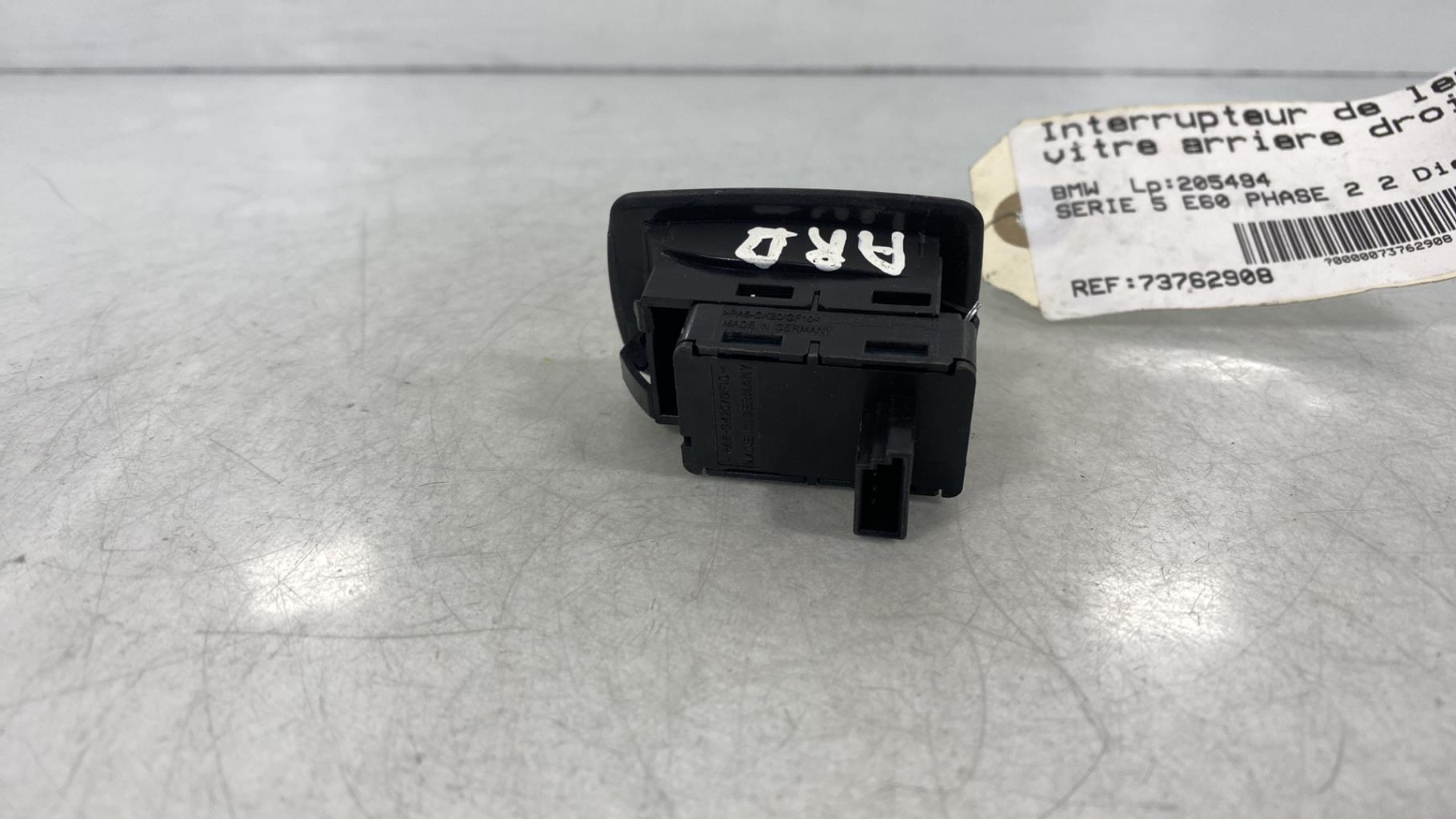 Interruttore lavacristalli posteriore destro BMW SERIE 5 E60 PHASE 2 Diésel - 1