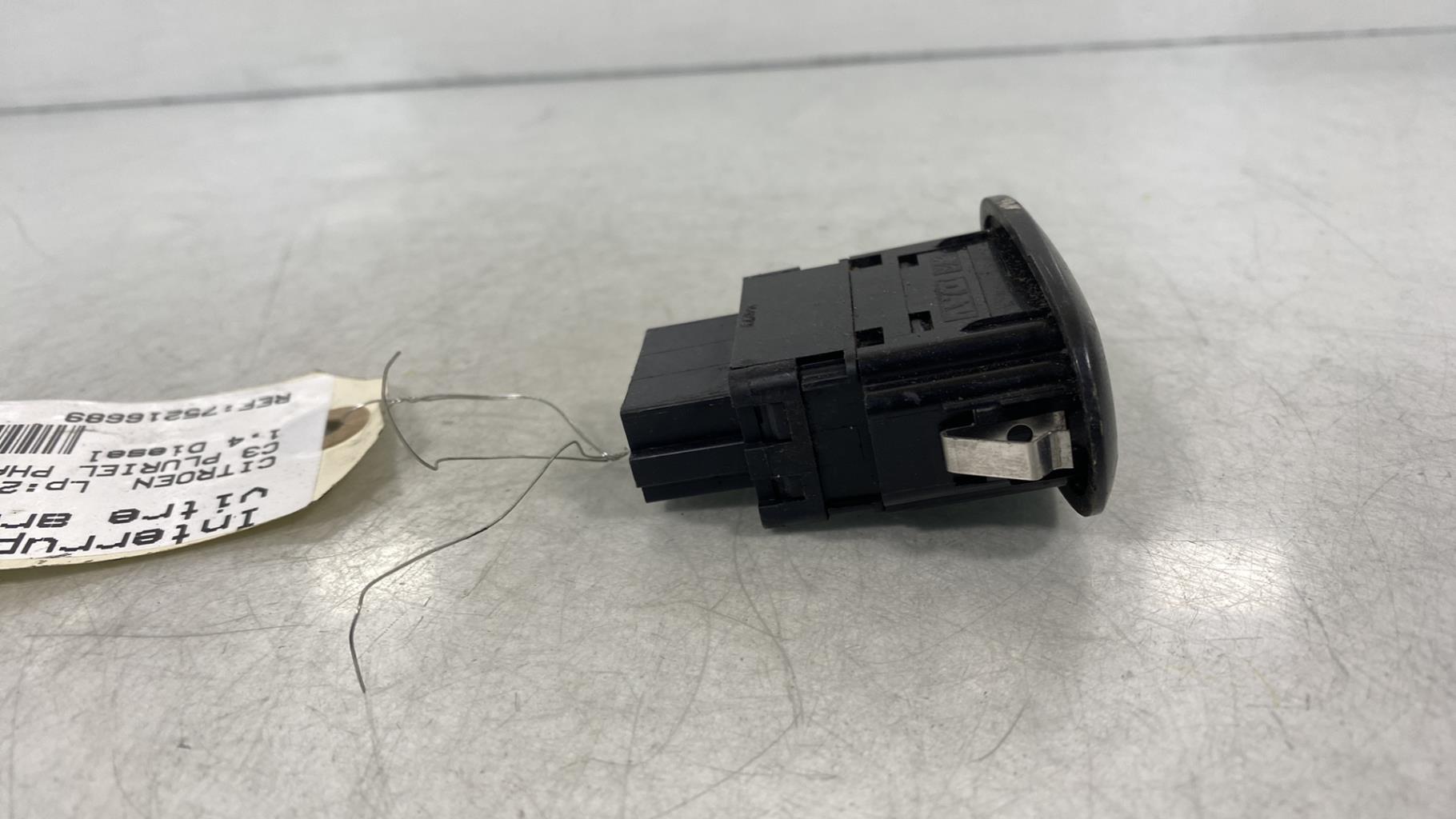 Interruttore lavacristalli posteriore sinistro CITROEN C3 PLURIEL PHASE 1 CABRIOLET Diésel - 1
