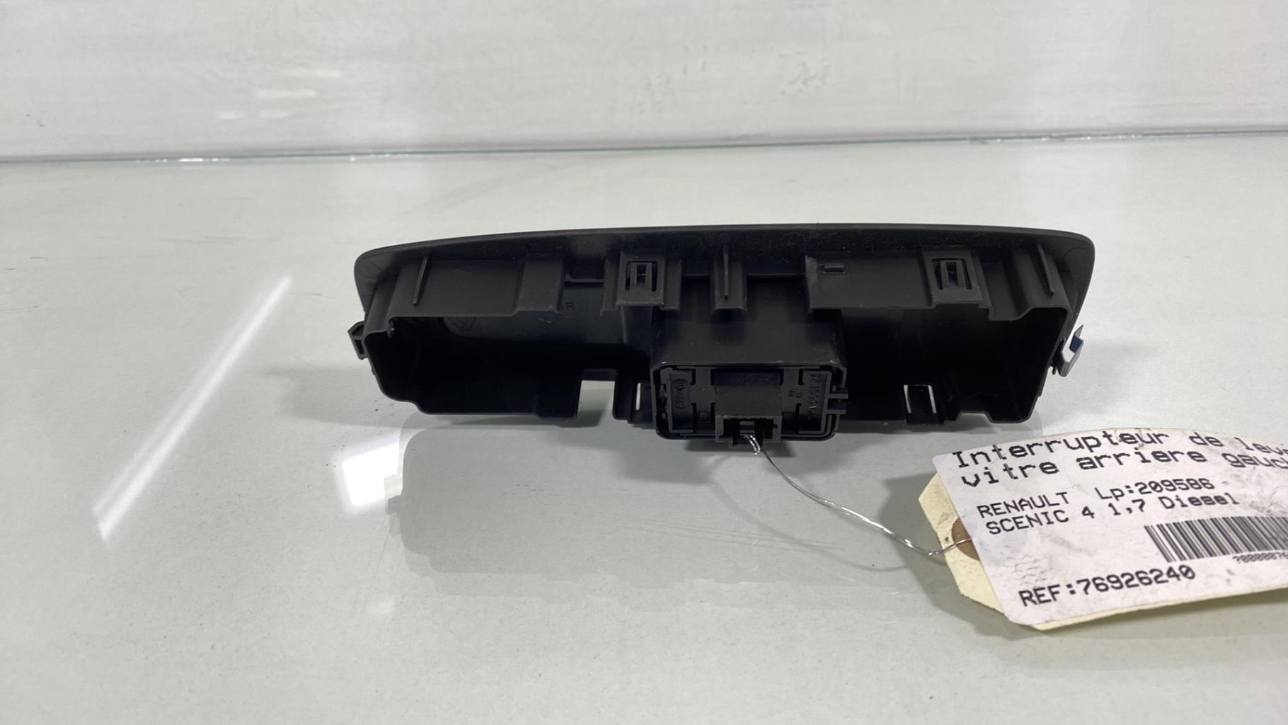 Interruttore lavacristalli posteriore sinistro RENAULT SCENIC 4 Diésel - 1