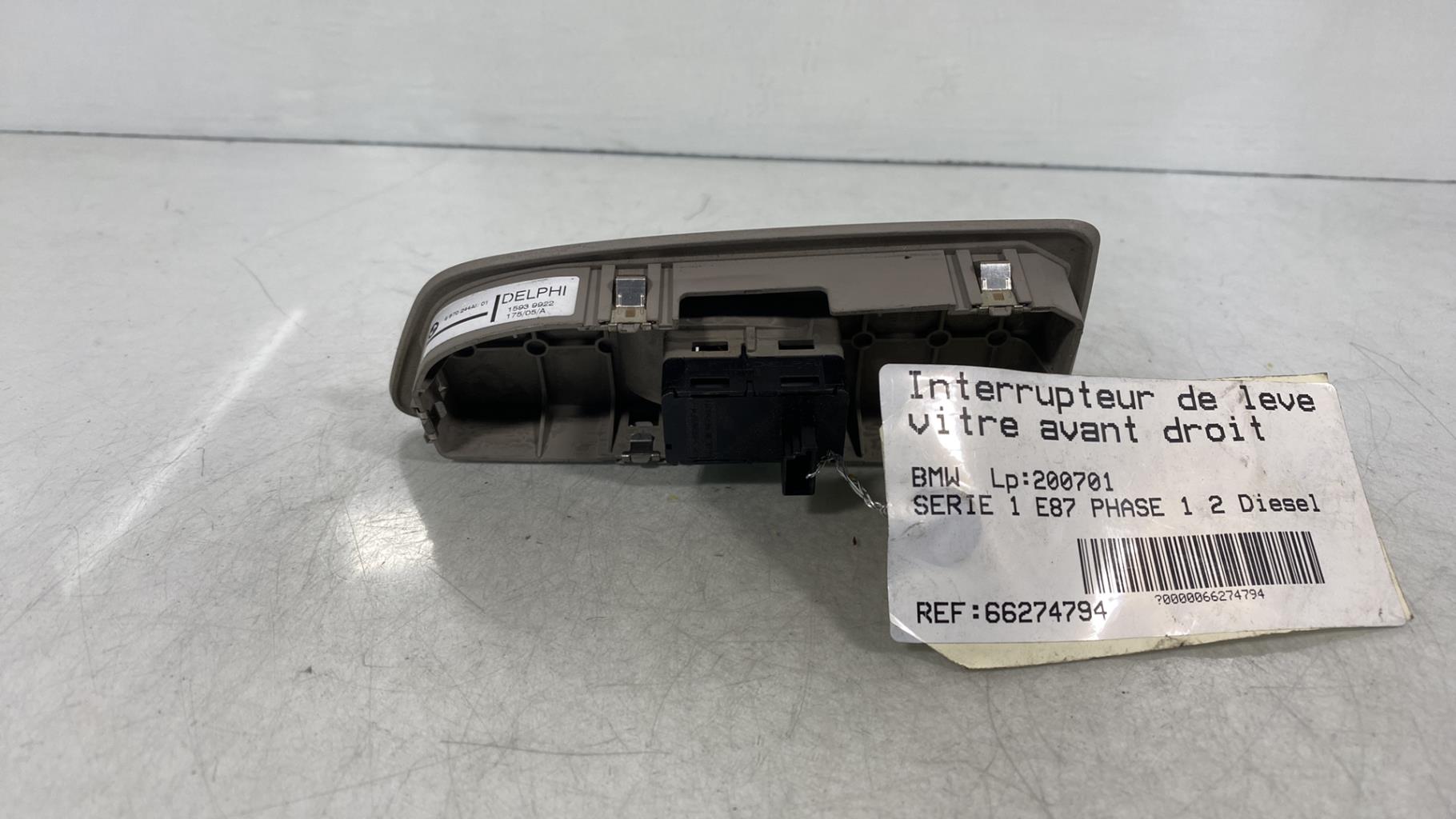 Interruttore lavacristalli anteriore destro BMW SERIE 1 E87 PHASE 1 Diésel - 1