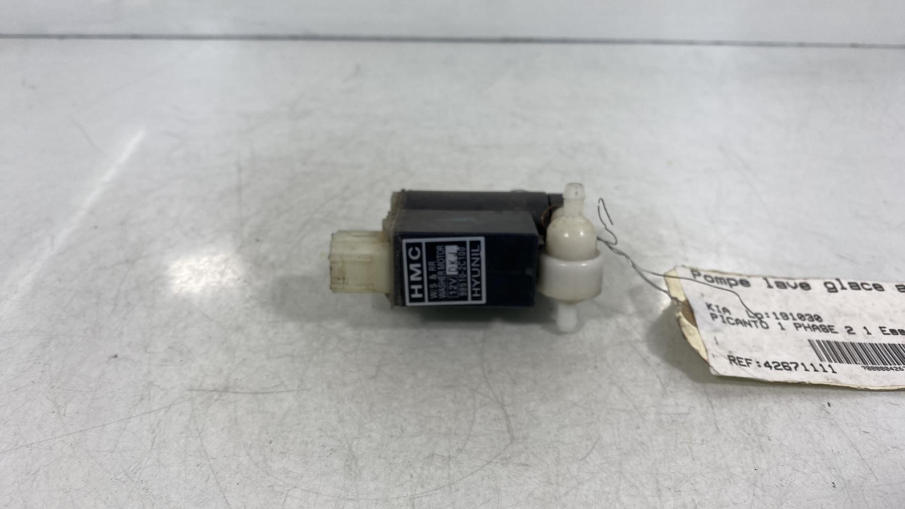 Pompa lavacristalli anteriore KIA PICANTO 1 PHASE 2 Gasolina - 1