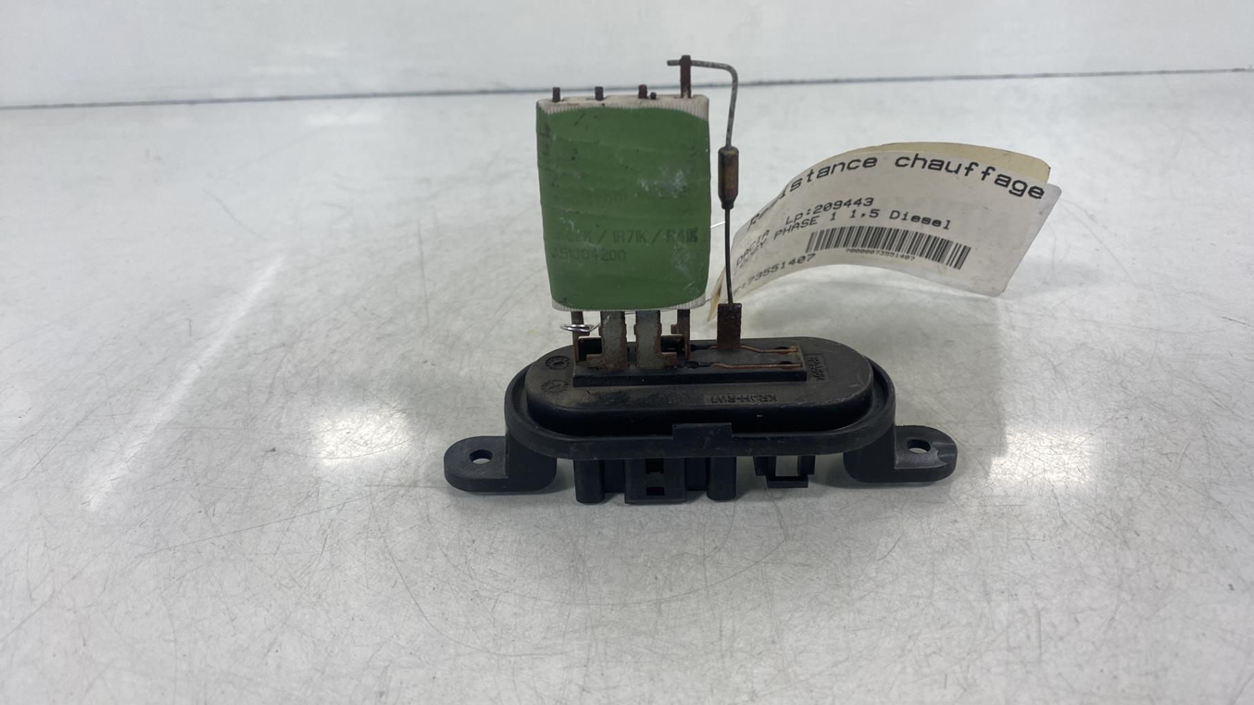 Resistance chauffage DACIA LODGY PHASE 1 Diesel - 1