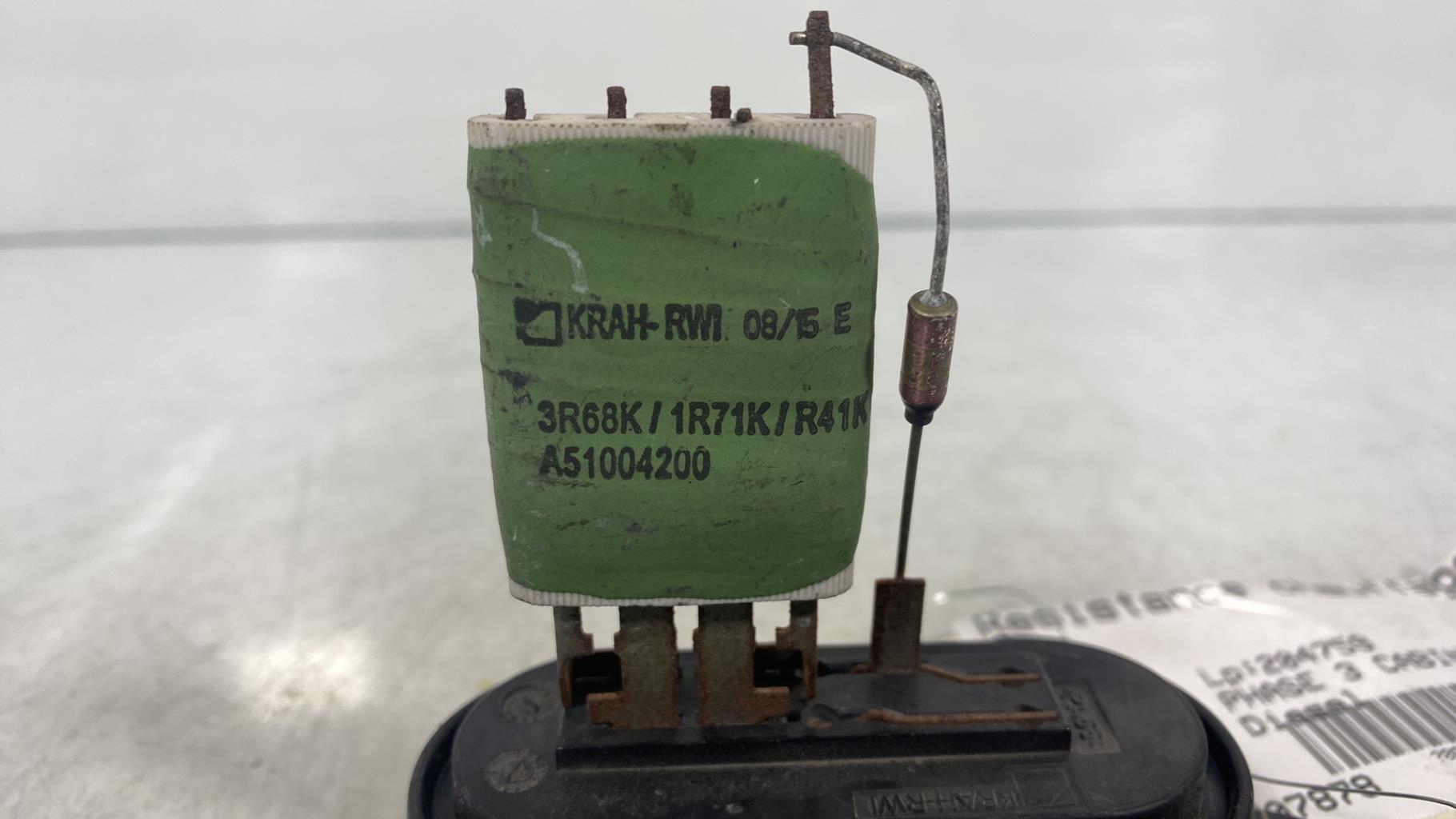 Resistance chauffage RENAULT MASTER 3 PHASE 2  - 1