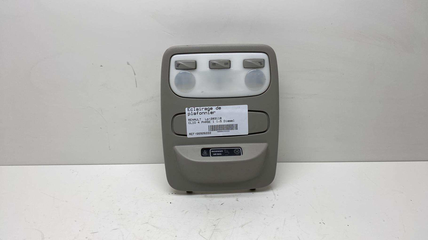 Eclairage de plafonnier RENAULT CLIO 4 PHASE 1 Diesel - 1