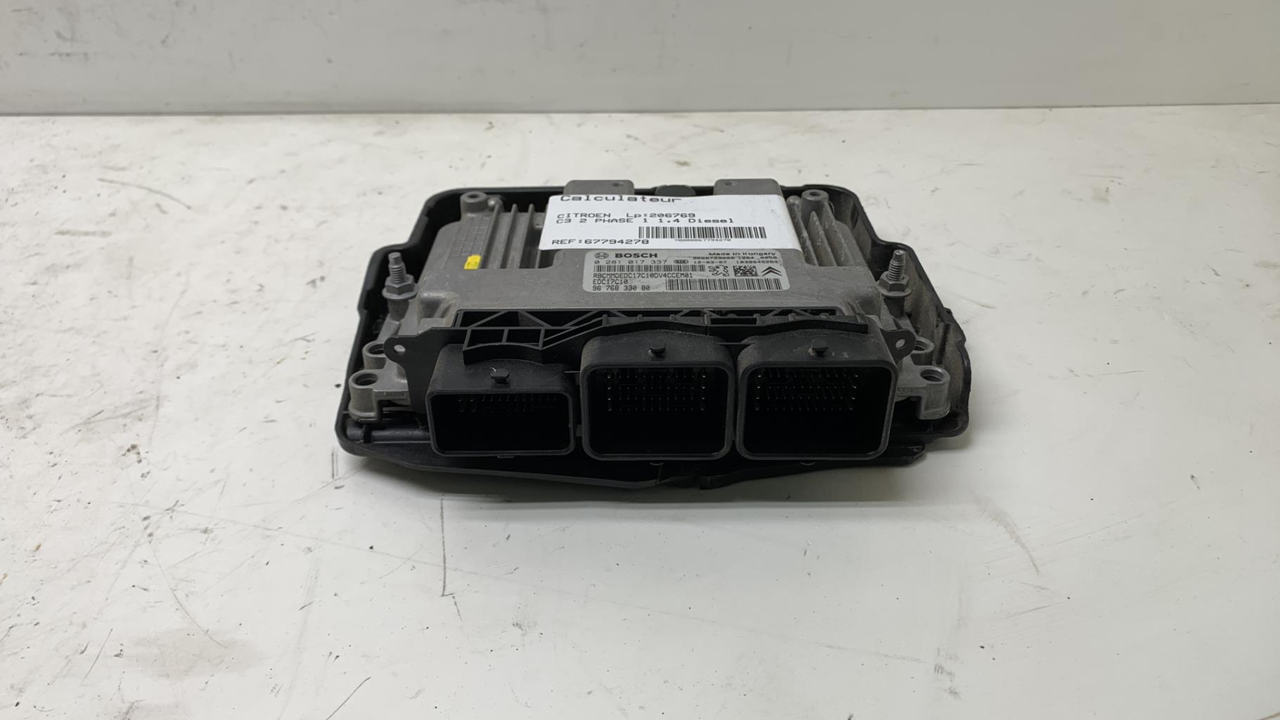 Calculateur moteur CITROEN C3 2 PHASE 1 Diesel - 1