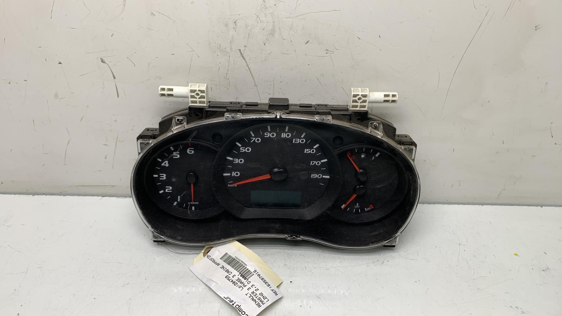 Compteur RENAULT MASTER 3 PHASE 2  - 1