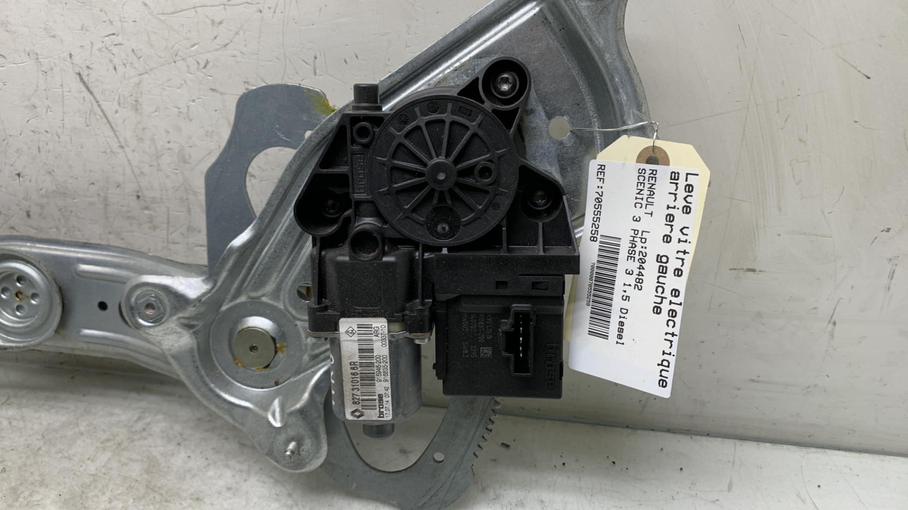 Alzacristalli elettrico posteriore sinistro RENAULT SCENIC 3 PHASE 3 Diésel - 1
