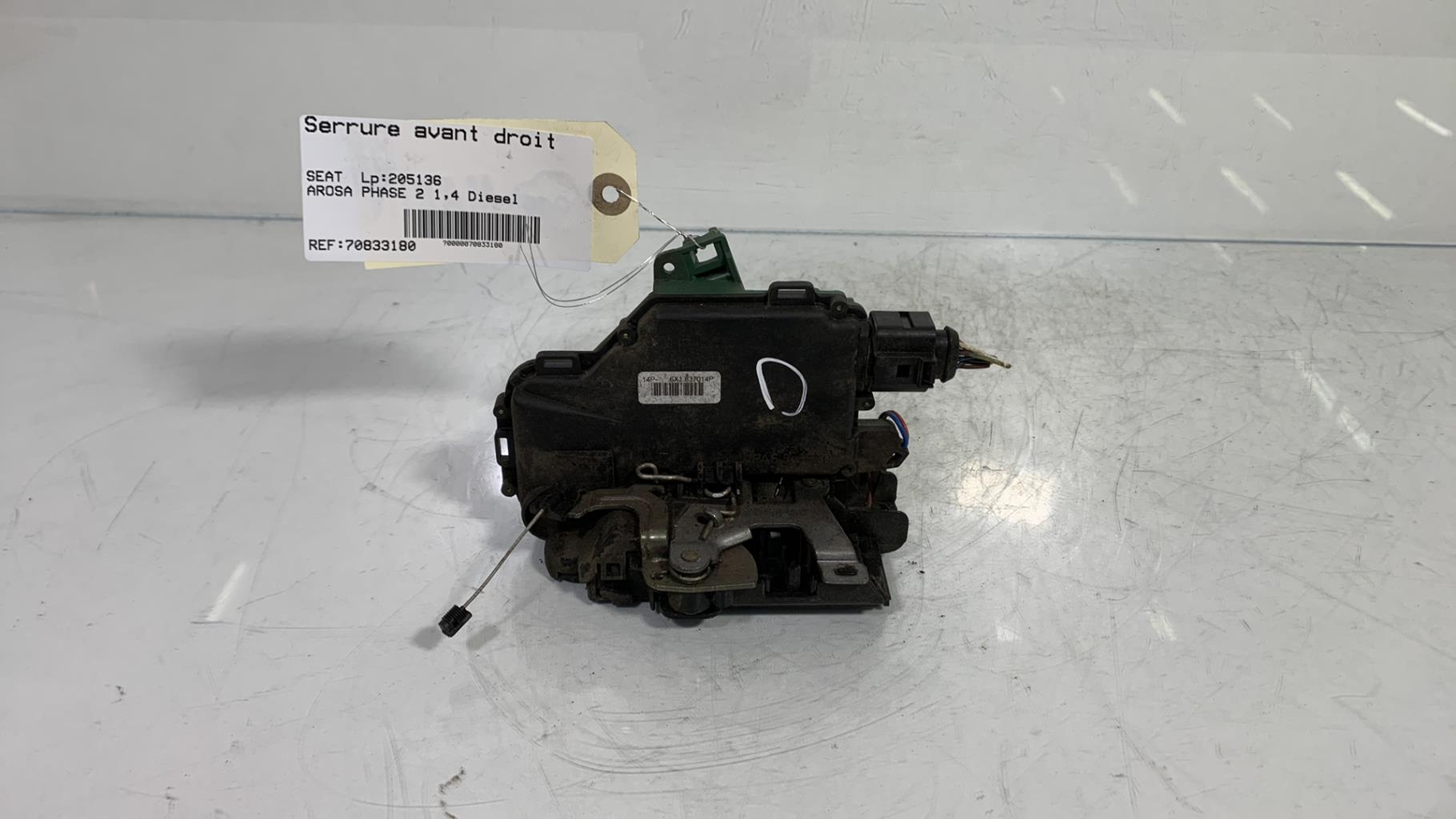Serratura anteriore destra SEAT AROSA PHASE 2 Diésel - 1