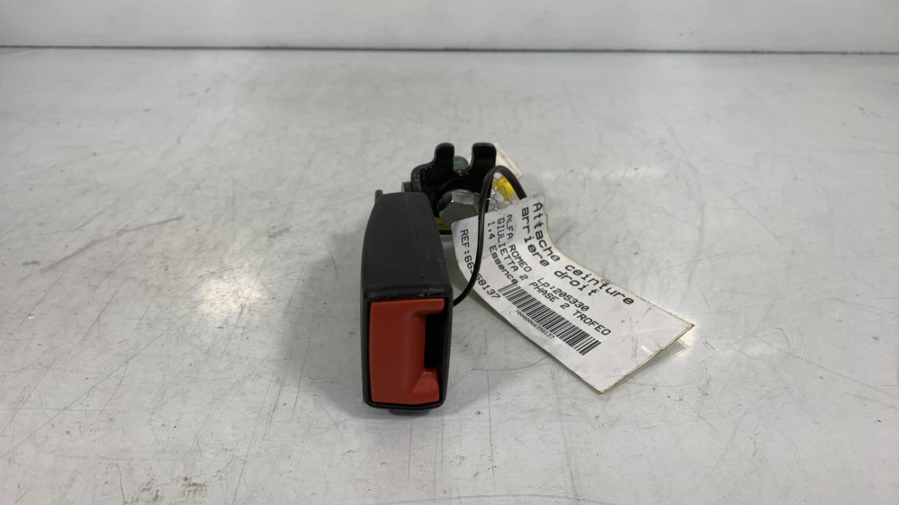 Aggancio cintura sicurezza posteriore destro ALFA ROMEO GIULIETTA 2 PHASE 2 Gasolina - 1