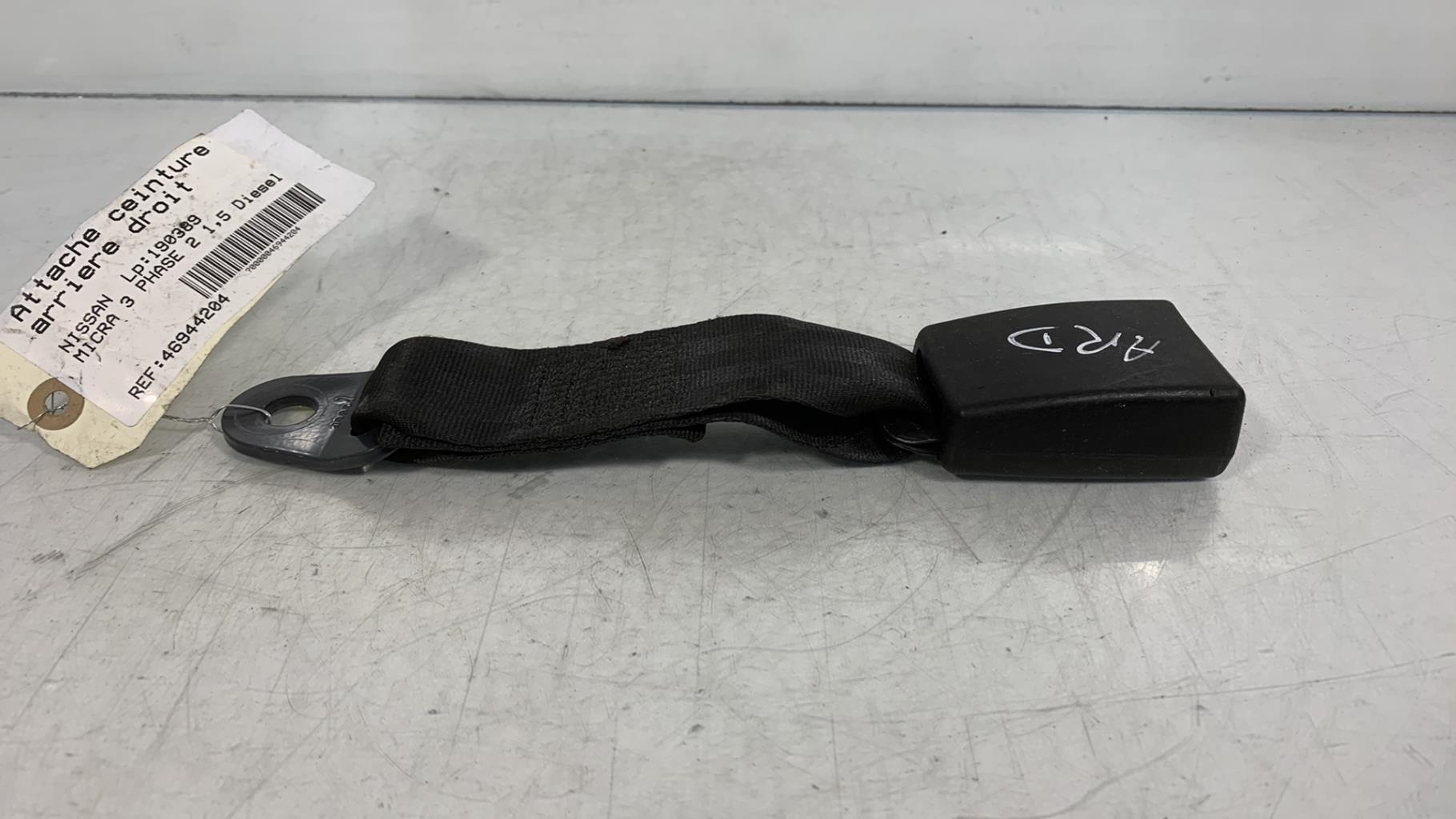 Aggancio cintura sicurezza posteriore destro NISSAN MICRA 3 PHASE 2 Diésel - 1
