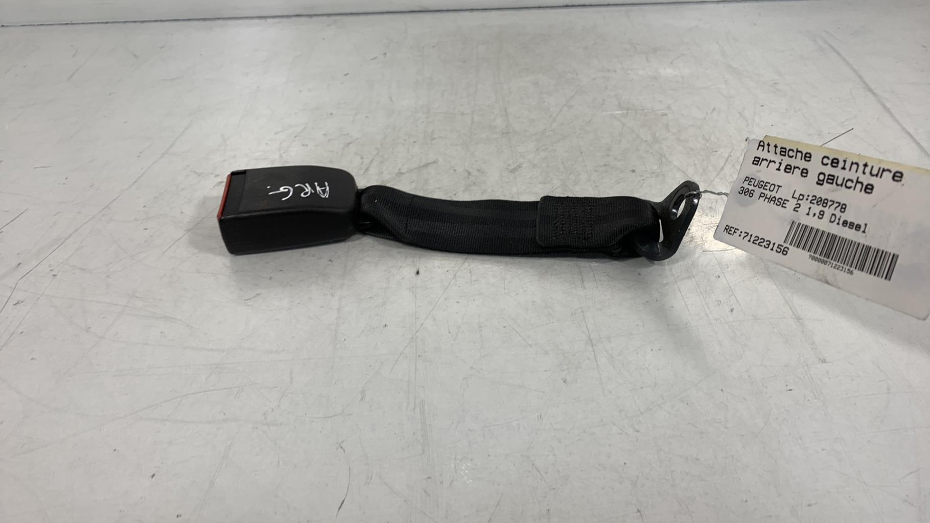 Aggancio cintura sicurezza posteriore sinistro PEUGEOT 306 PHASE 2 Diésel - 1