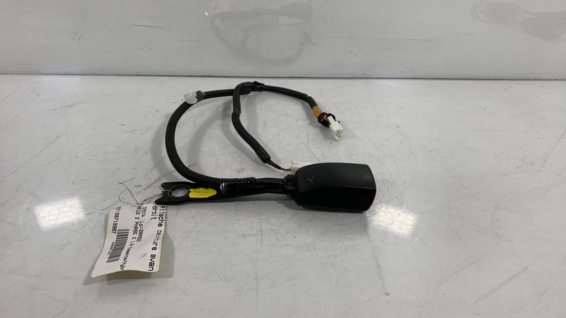 Aggancio cintura sicurezza anteriore destro TOYOTA PRIUS 3 PHASE 2 Gasolina/Híbrido - 1