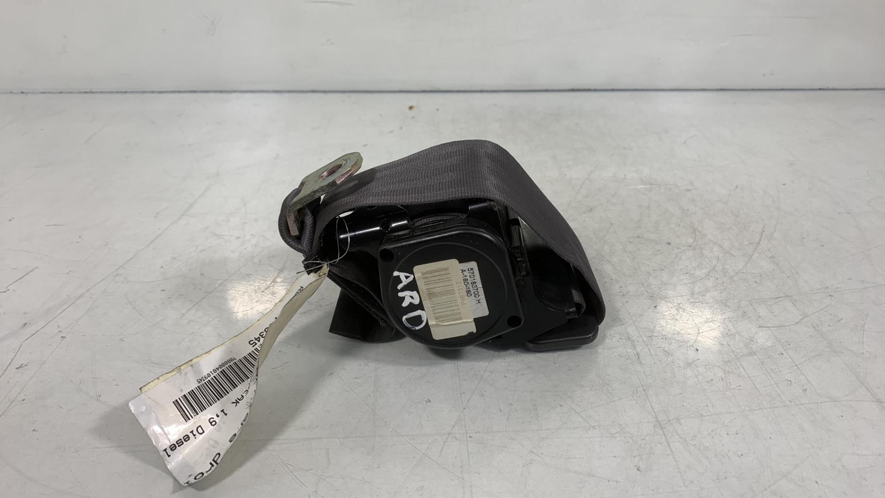 Cintura di sicurezza posteriore destra VOLVO V 40 1 PHASE 2 BREAK Diésel - 1