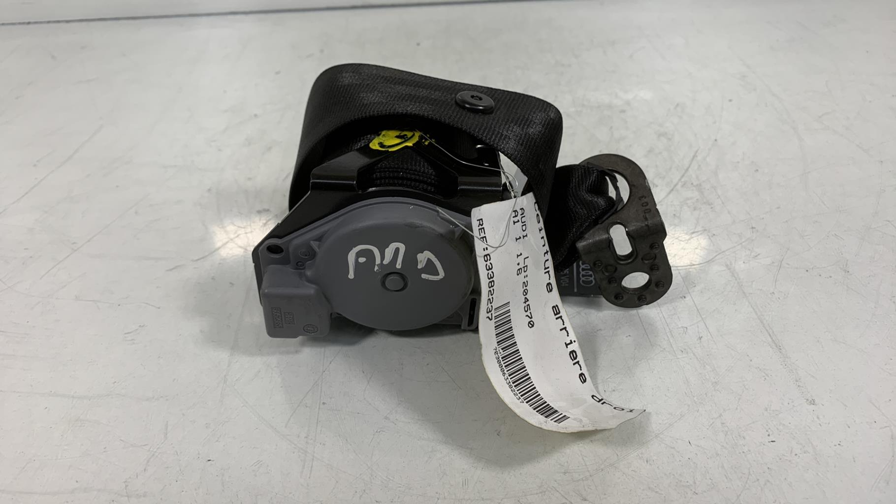 Cintura di sicurezza posteriore destra AUDI A1 1 PHASE 1 Diésel - 1